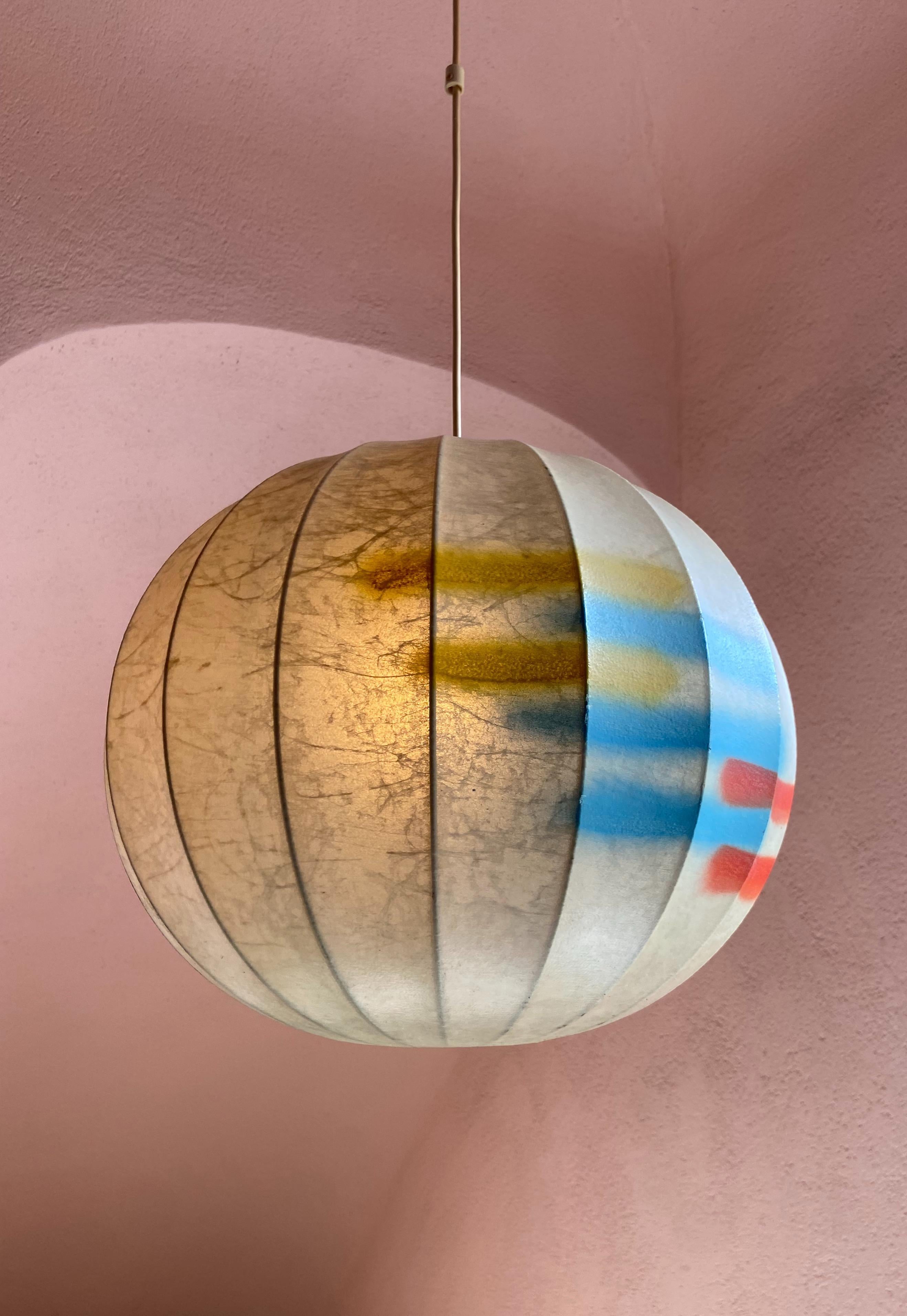 XX secolo Cazal Creation Cocoon Balloon - Lampada a sospensione ispirata a Castiglioni per Flos in vendita
