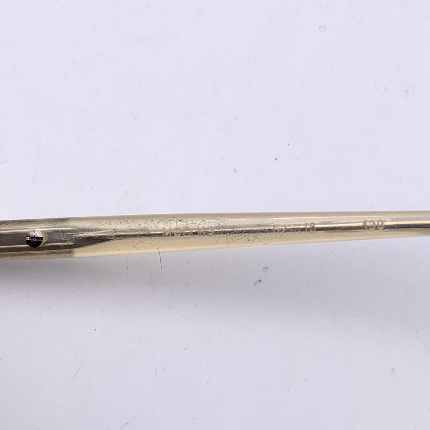 Occhiali da sole Cazal Vintage Beige Mod. 113 Col. 82 52/16 130 mm in vendita 1