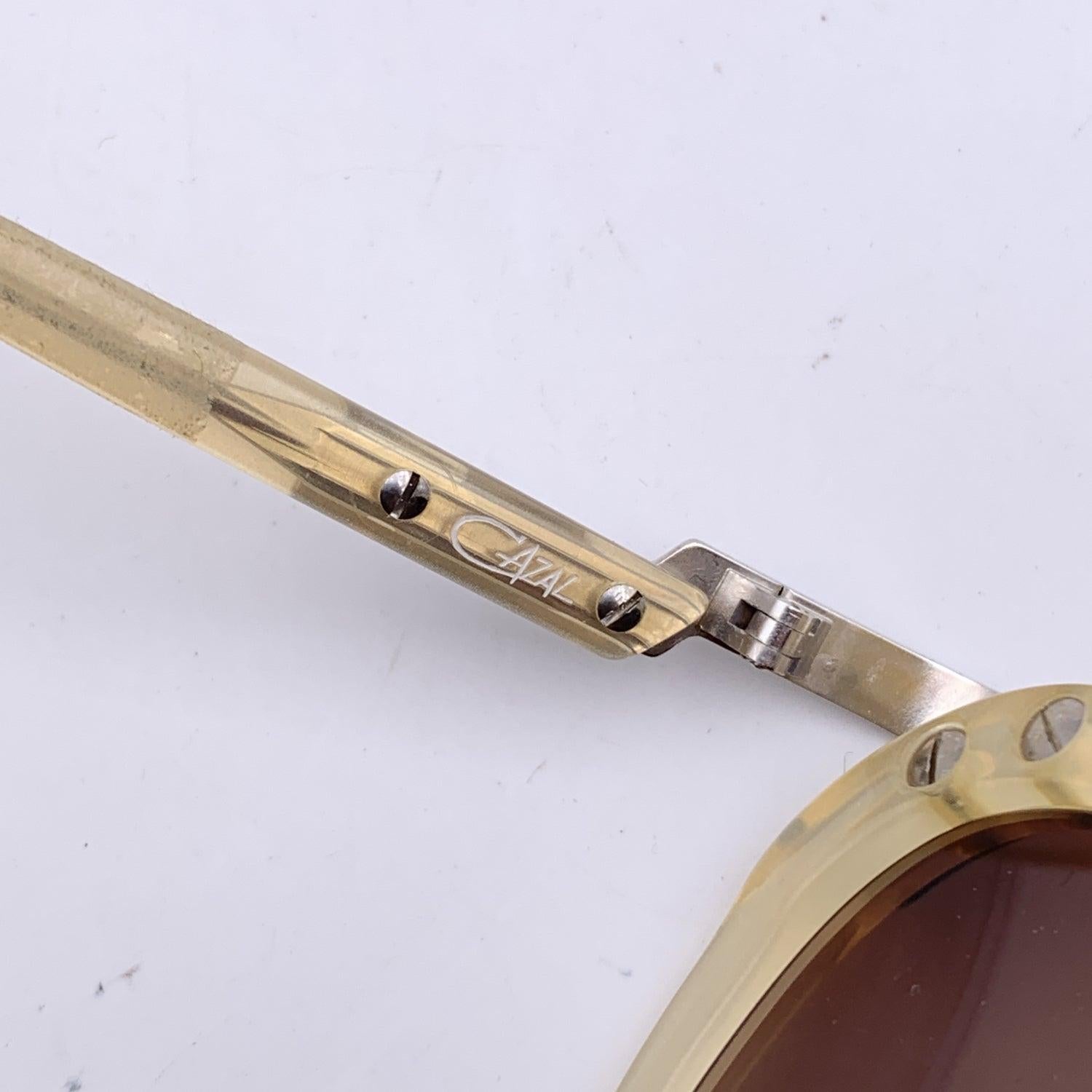 Cazal - Lunettes de soleil vintage beiges Mod. 113 Col. 82/16 130 mm Pour femmes en vente