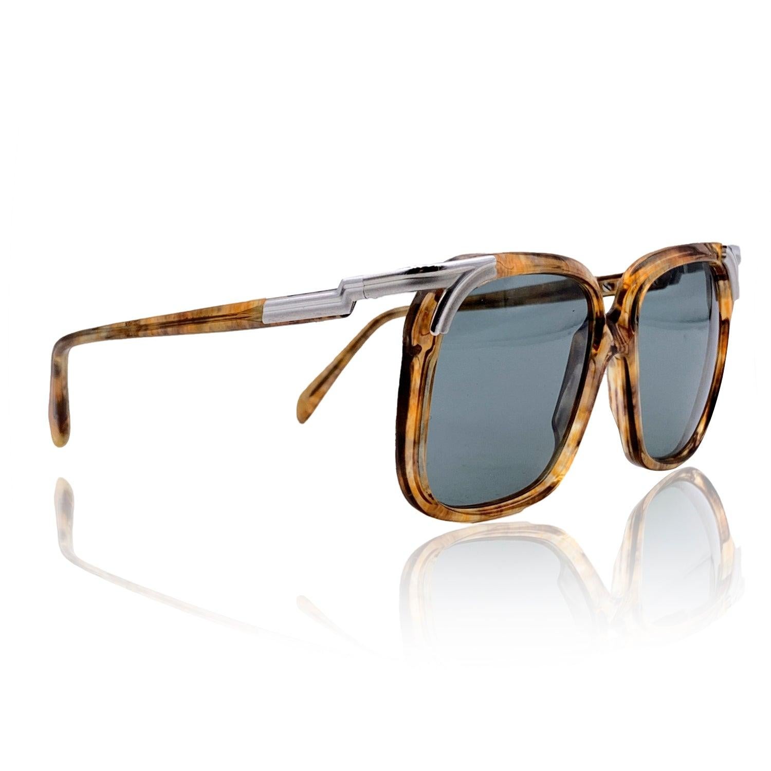 Grigio Occhiali da sole Cazal Vintage Brown Mod. 112 Col. 69 52/16 130 mm in vendita