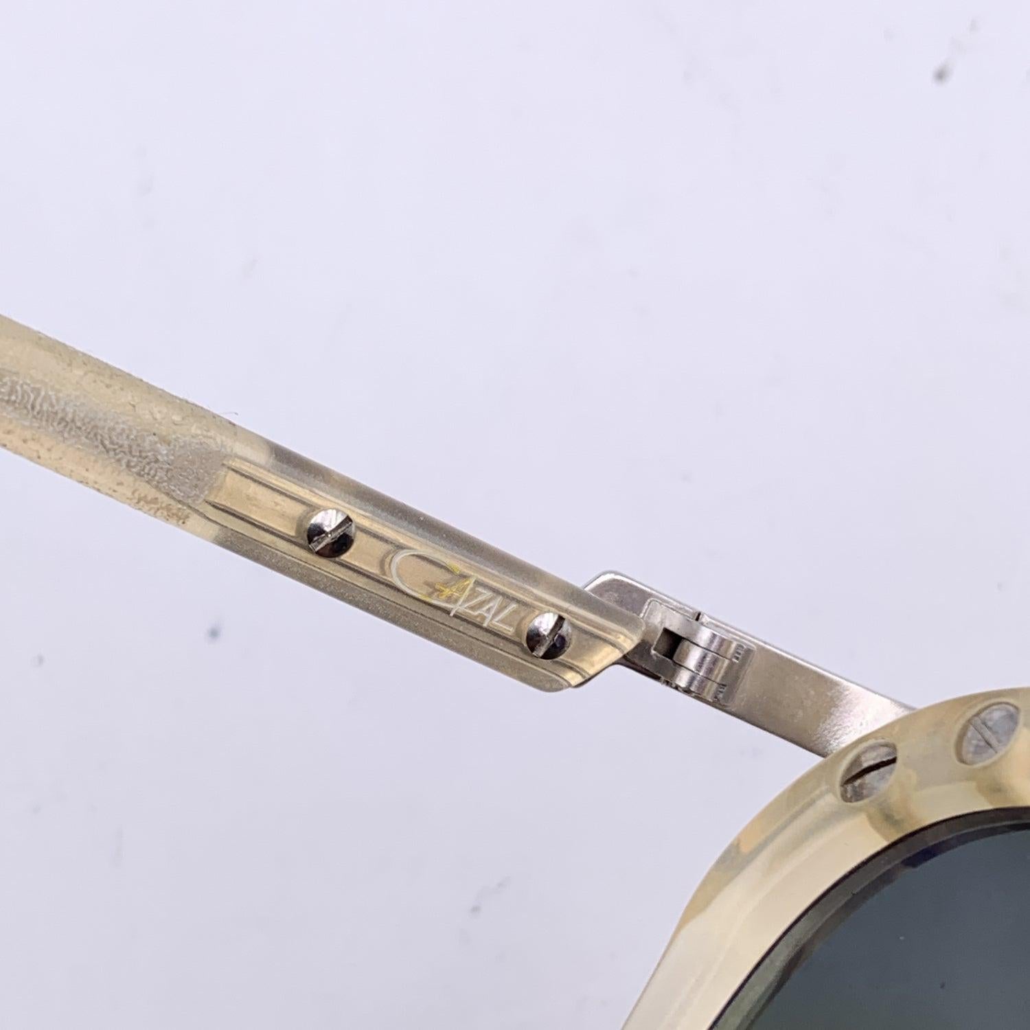 Women's Cazal Vintage Clear Beige Sunglasses Mod. 113 Col. 82 54/16 135mm For Sale