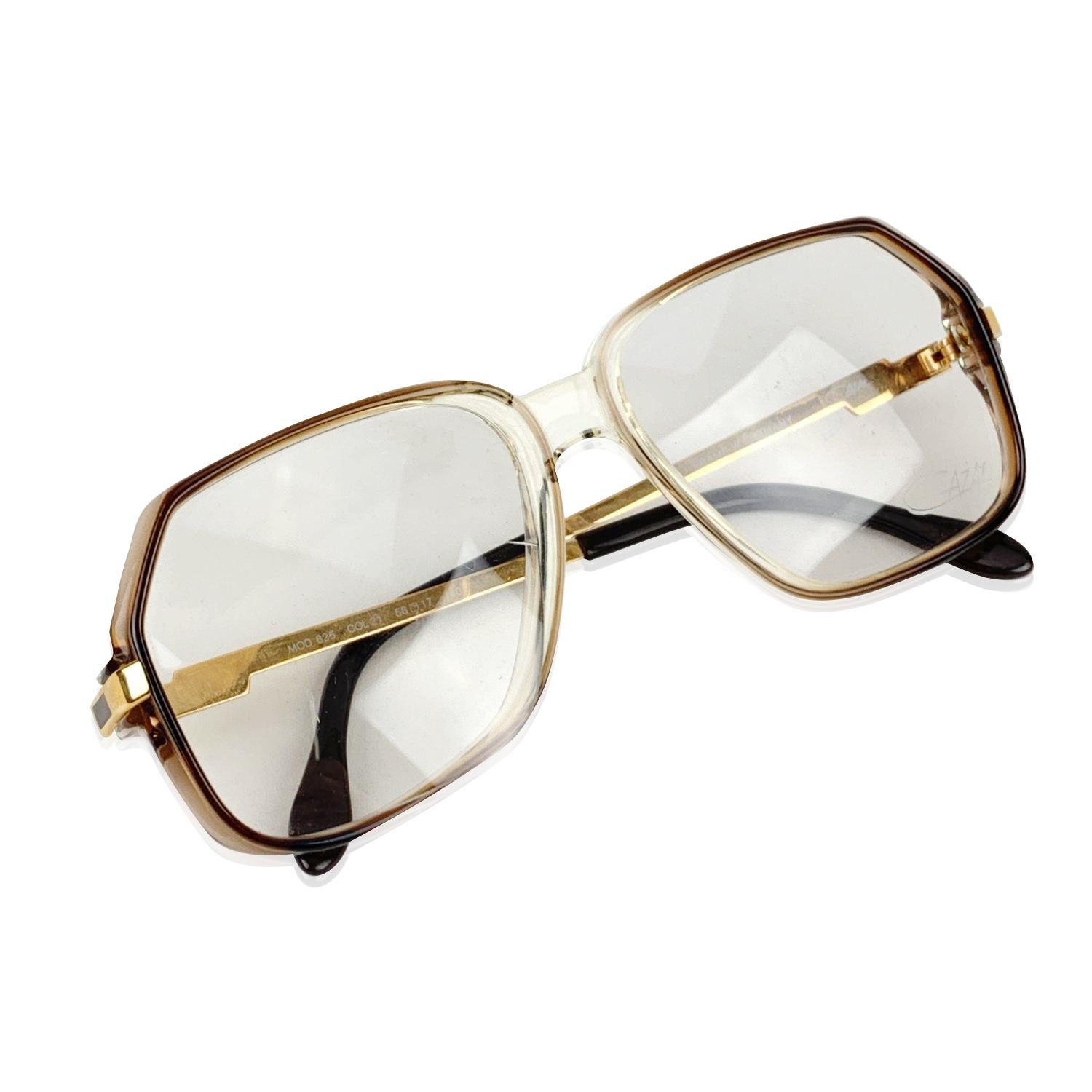 Cazal Vintage Gafas 625 Marrón Claro 56/17 140 mm Alemania Occidental 1