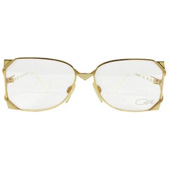 Cazal Vintage Gold Eyeglasses 236 57/15 125 mm West Germany