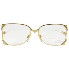 Cazal Vintage Gold Eyeglasses 236 57/15 125 mm West Germany