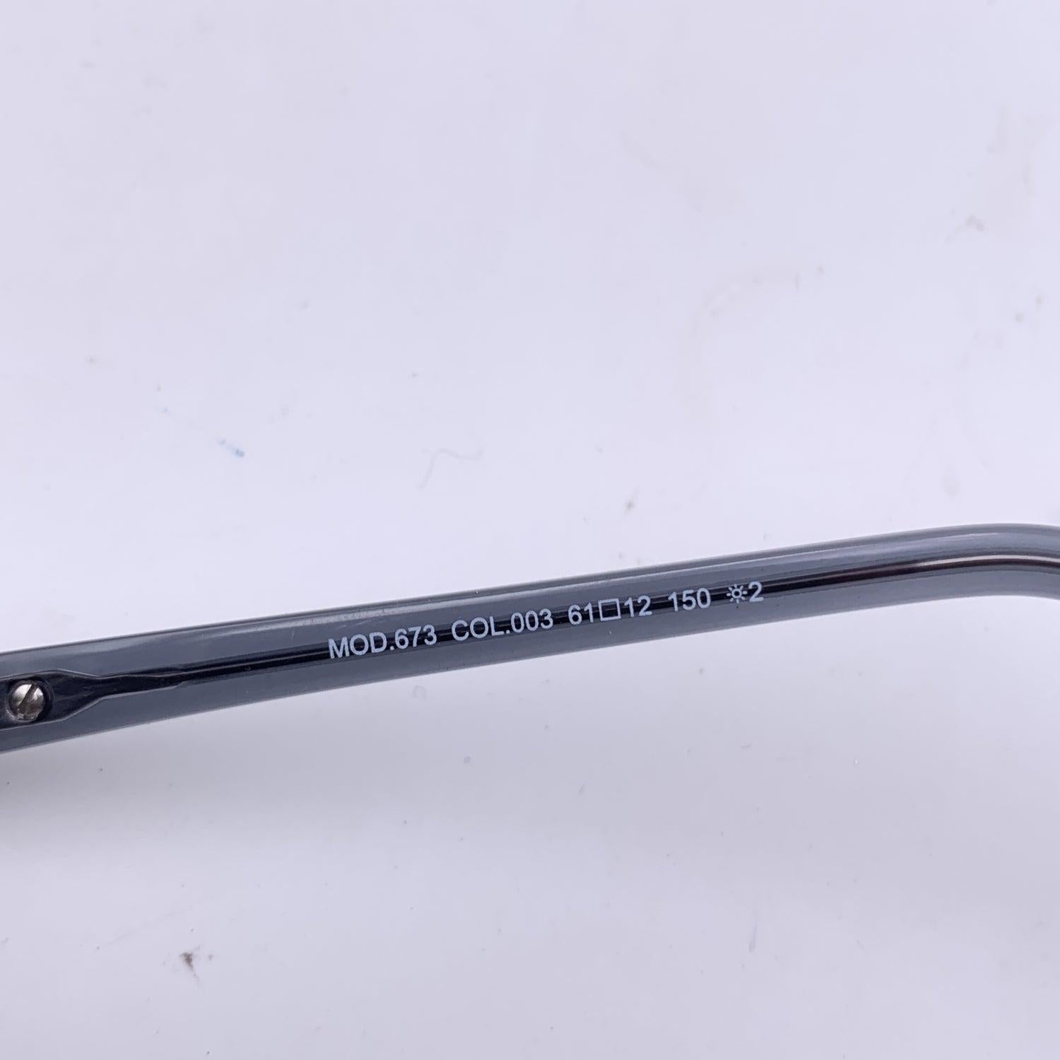 Gafas de sol Cazal Vintage Gris Escudo Mod. 673 003 61/12 150 mm en venta 1
