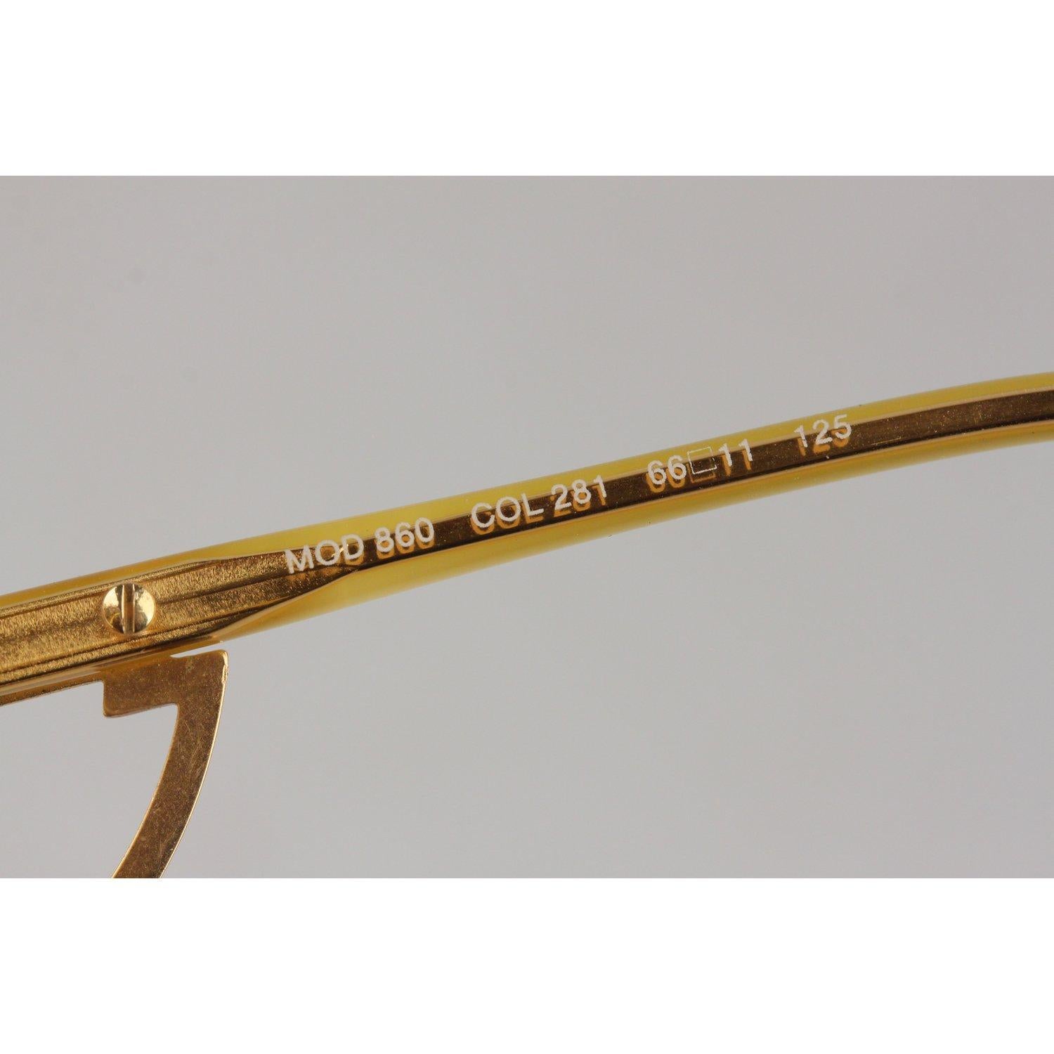 Cazal Vintage Rare Unisex Unique Sunglasses Mod. 860 56-12 125mm 4