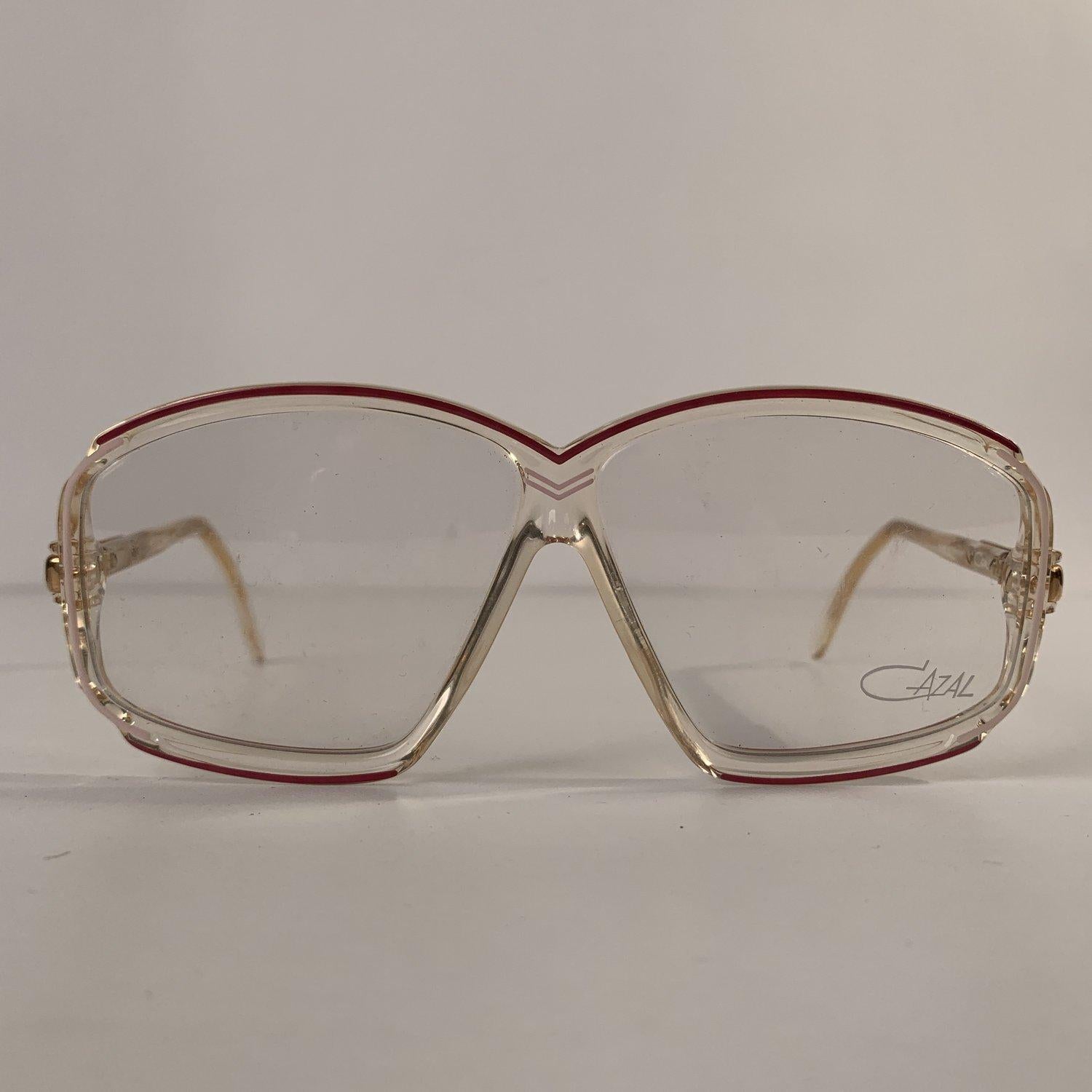 MATERIAL: Acetate COLOR: Clear MODEL: 153 GENDER: Adult Unisex SIZE: 59/8 Condition NOS (NEW OLD STOCK) - Never Worn or Used - They will come with a GENERIC Case Measurements TEMPLE MAX. LENGTH: 130 mm EYE / LENS MAX. WIDTH: 59 mm EYE / LENS MAX.
