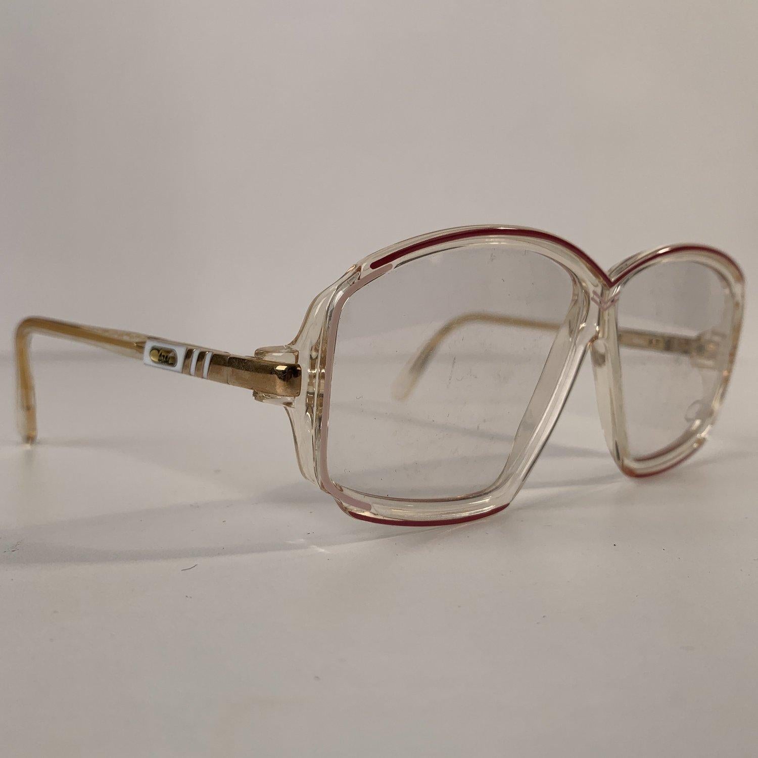 Cazal Vintage Unisex Eyeglasses Mod 153 Col 168 59mm West Germany In Excellent Condition For Sale In Rome, Rome