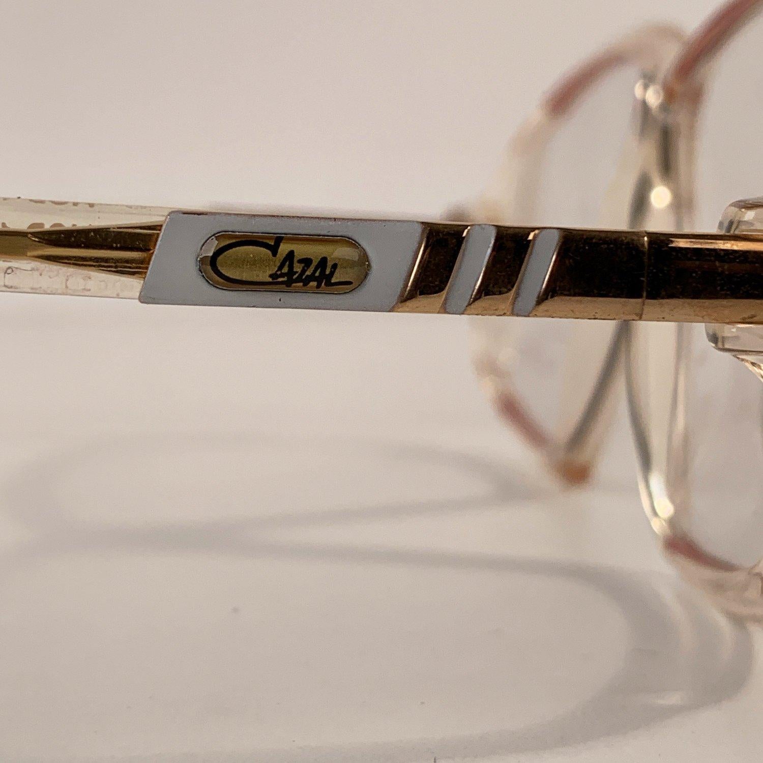 Women's Cazal Vintage Unisex Eyeglasses Mod 153 Col 168 59mm West Germany