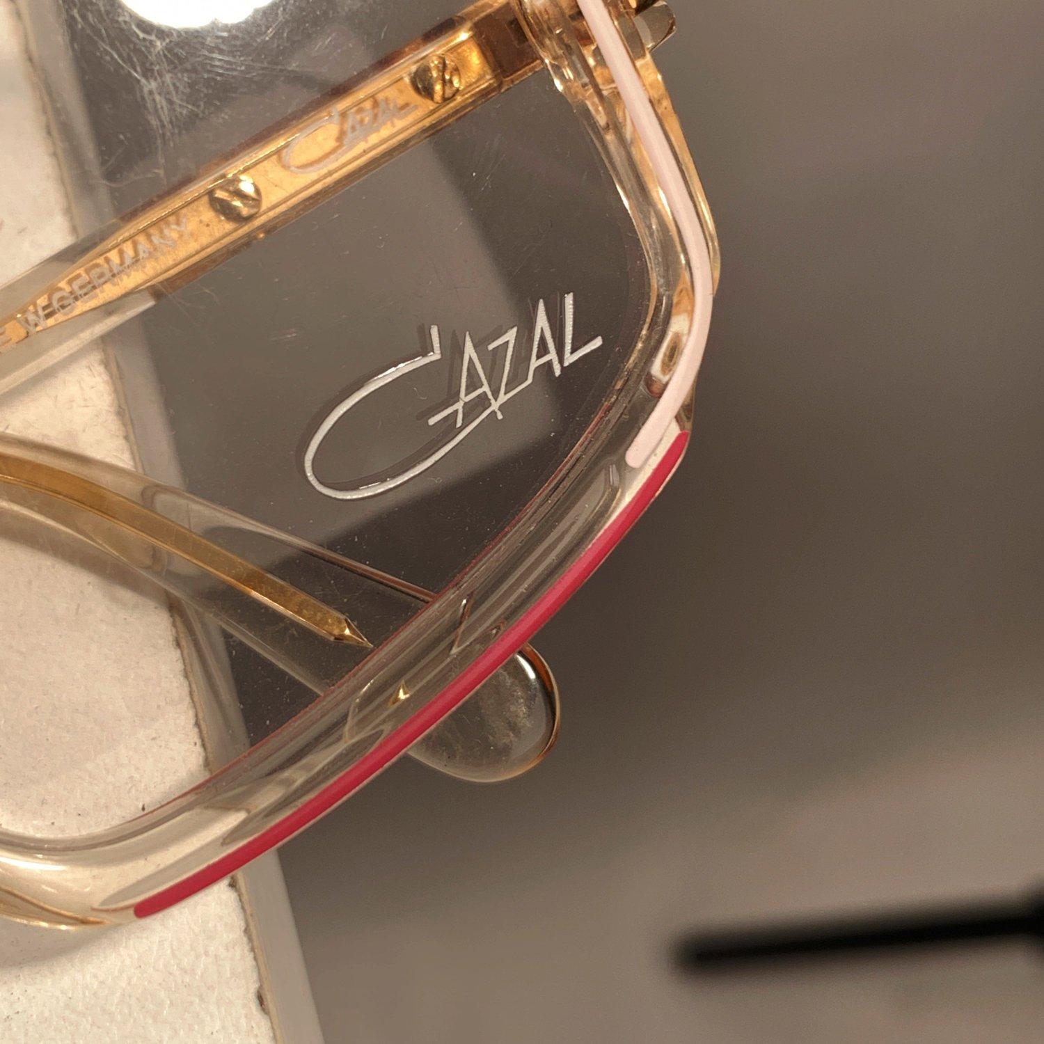 Cazal Vintage Unisex Eyeglasses Mod 153 Col 168 59mm West Germany For Sale 2