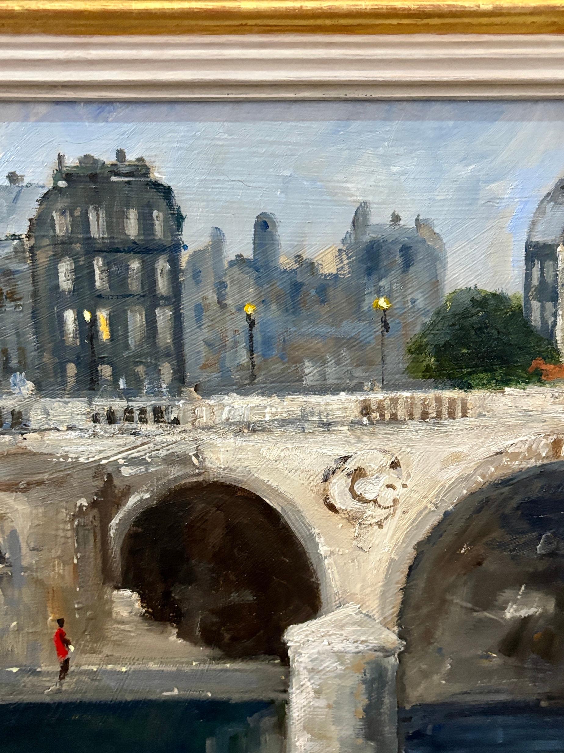 Le Pont Neuf - scène parisienne en vente 1