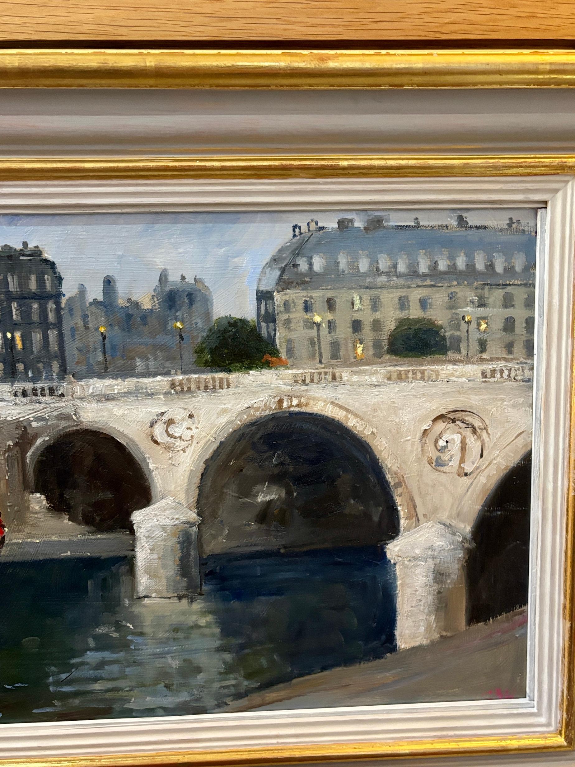 Le Pont Neuf - scène parisienne en vente 2