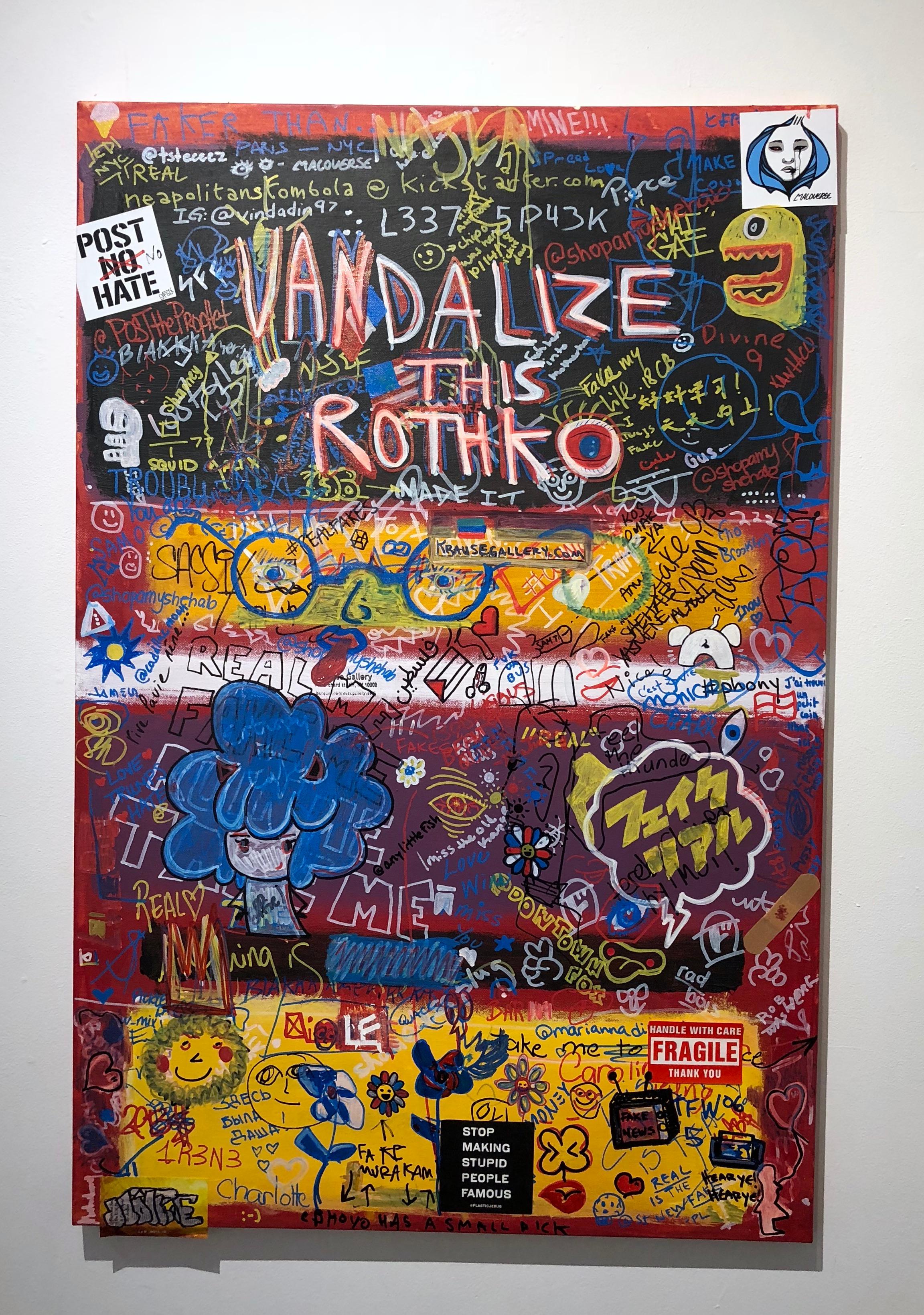 "Vandalize this Rothko" - Painting by CB Hoyo