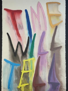 CB Hoyo "Time Will Tell" Screenprint Contemporary Street Art