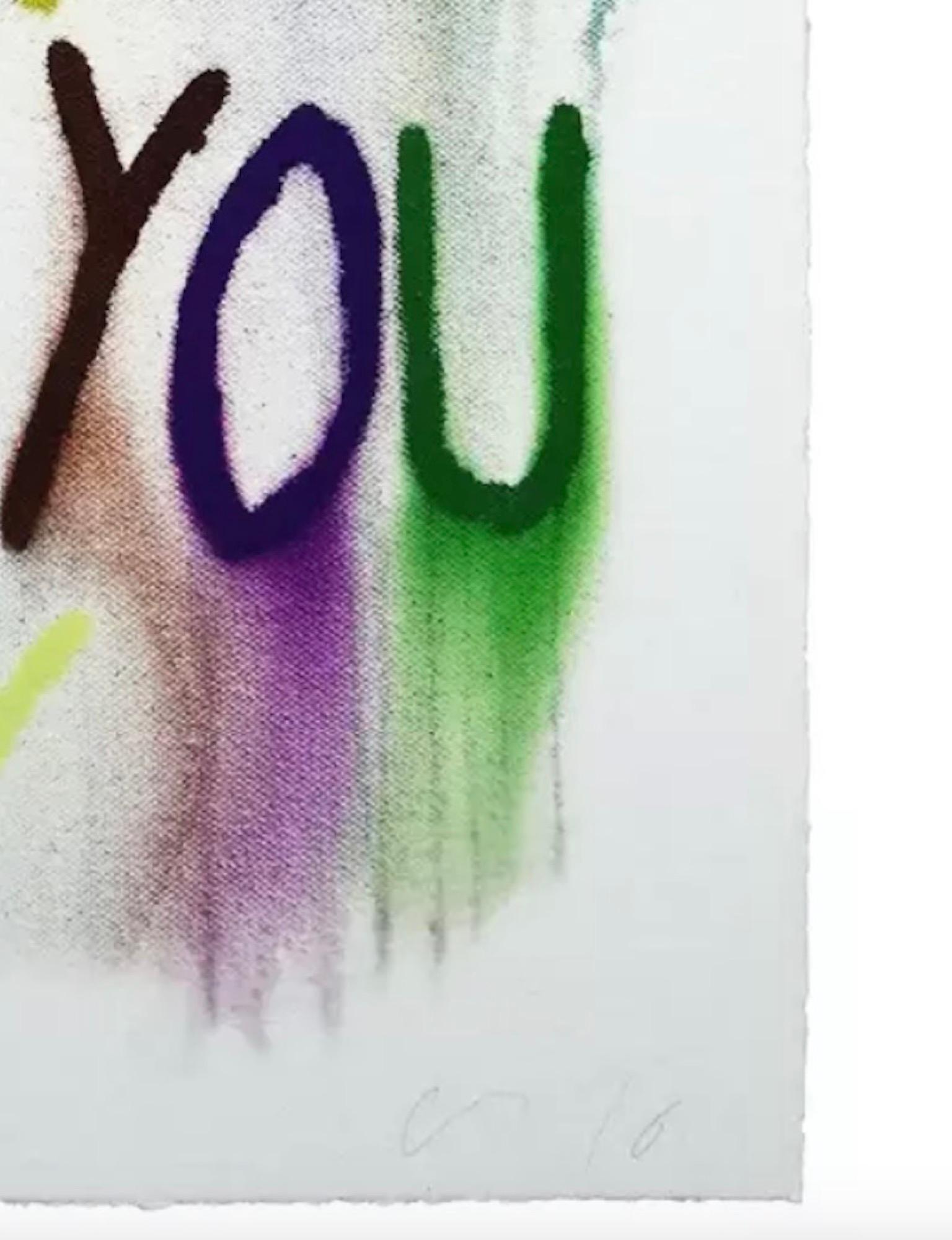 Do Whatever The Fuck macht Sie glücklich (Zeitgenössisch), Print, von CB Hoyo