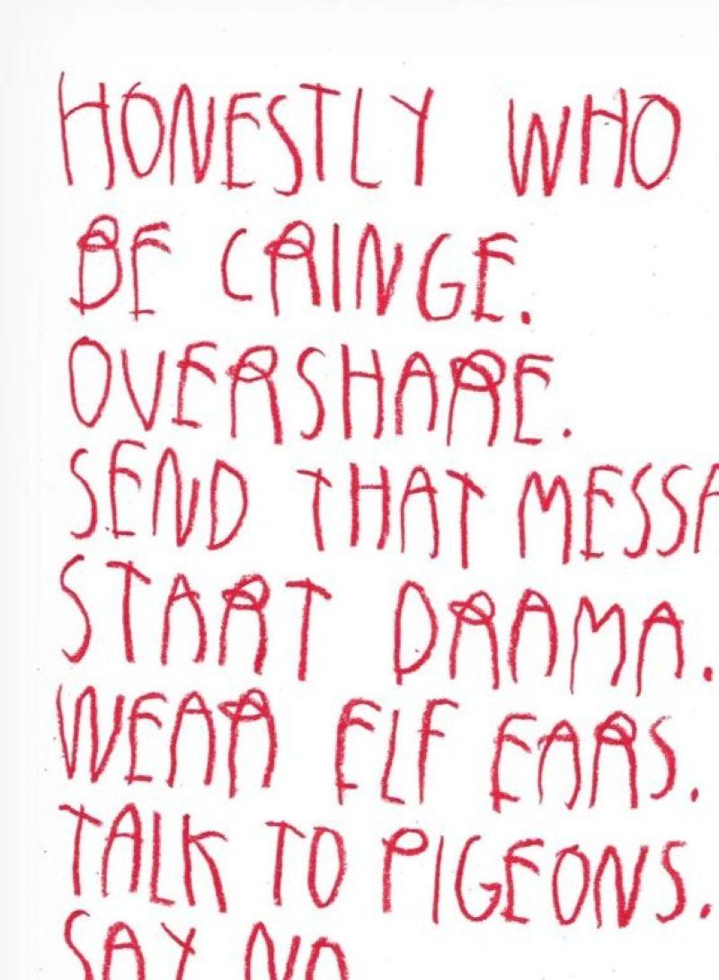 Honestly Who Cares - Limited Edition CB Hoyo Print Artwork - Contemporary Art For Sale 2