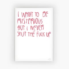 I Want To Be Mysterious - Limited Edition CB Hoyo Print Art - Contemporary Art