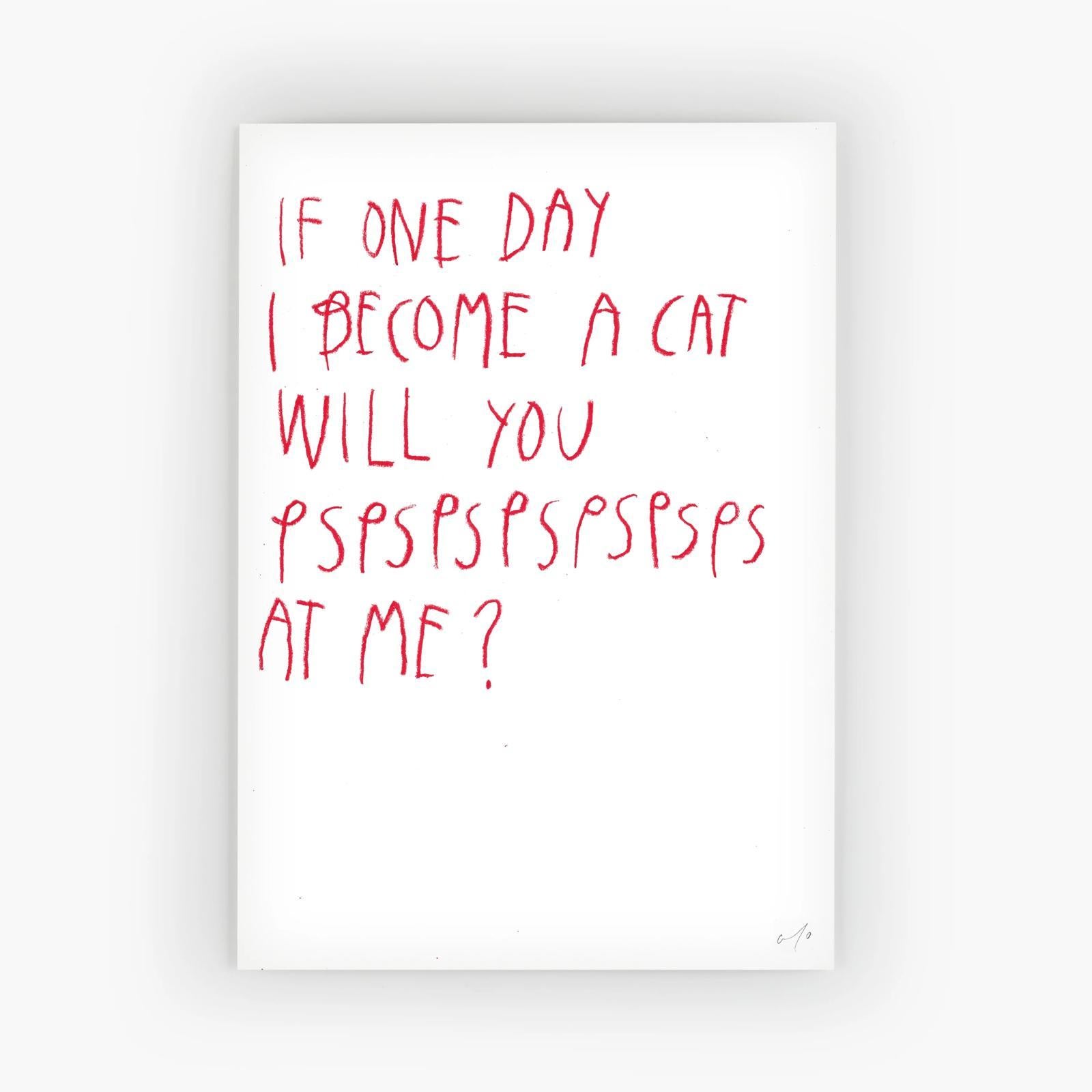 CB Hoyo, If I Become A Cat, 2025

Fine Art Giclee Print on acid-free, archival Photorag Giclée paper from Hahnemühle

29.7 x 42 cm (11.7 x 16.5 in)

From a Timed Edition (Edition Size TBA and will be updated accordingly)

Hand Signed and Numbered by