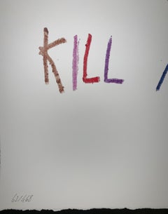 Impression sérigraphie CB HOYO « Will Fucking Kill You » (Savoir au-delà de la conviction que ça va vous tuer)