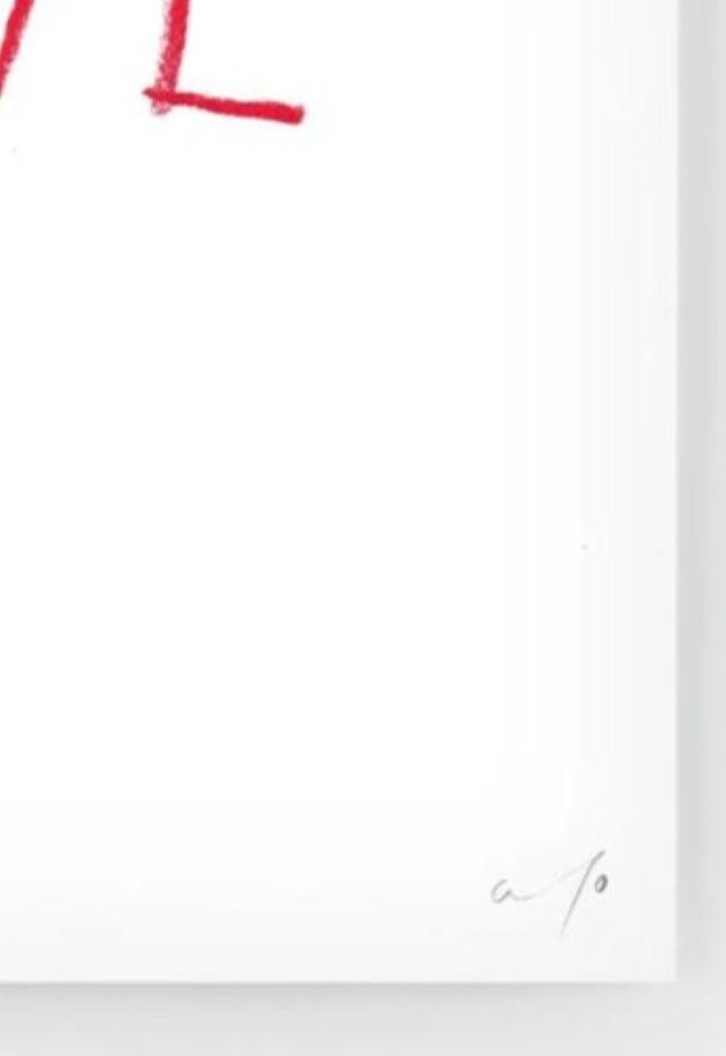 Today's Plan: Survive - Limited Edition CB Hoyo Print Artwork - Contemporary Art For Sale 1