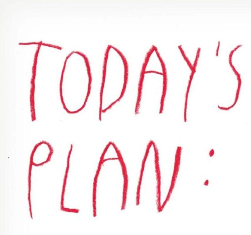 Today's Plan: Survive - Limited Edition CB Hoyo Print Artwork - Contemporary Art For Sale 2