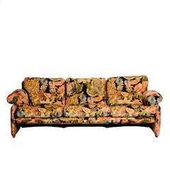 Vintage C&B Italy Coronado 3 Seater Sofa by Tobia Scarpa, 1960s - AMATORIA Noir Velvet