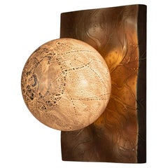 CB Sconce/ Handblown glass and brass wall mount by Andrea Claire Studio