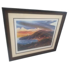 C.Bergman Signed and Numbered Landscape Lithograph