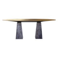 Table sculpturale CBS2 en édition limitée et base en béton de Jan Garncarek