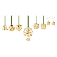 Cc 2020 8 Pcs Gift Set Bell, Ball, Heart Gold