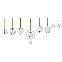 Cc 2020 8 Pcs Gift Set Bell, Ball, Heart Palladium