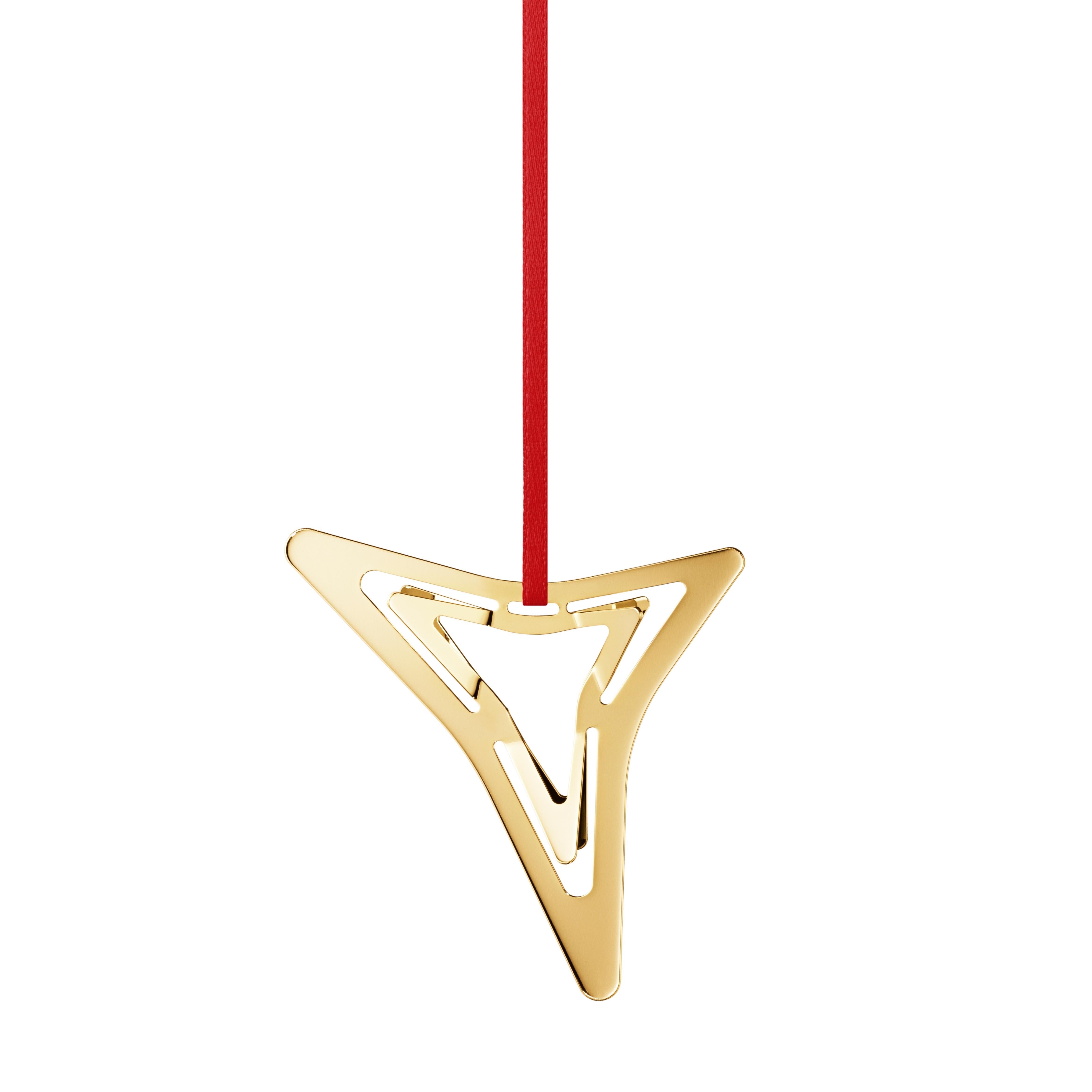 CC 2021 Holiday Ornament Vier-Sterne-Stern-Gold