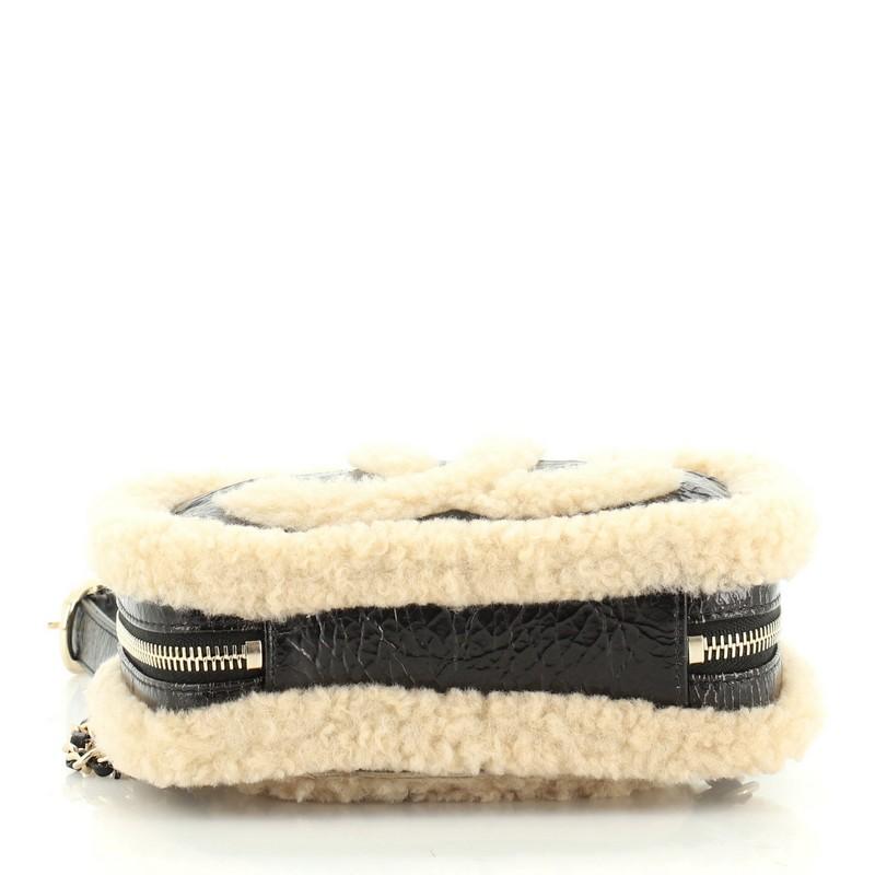CC Mania Waist Bag Shearling and Shiny Crumpled Sheepskin Small 1