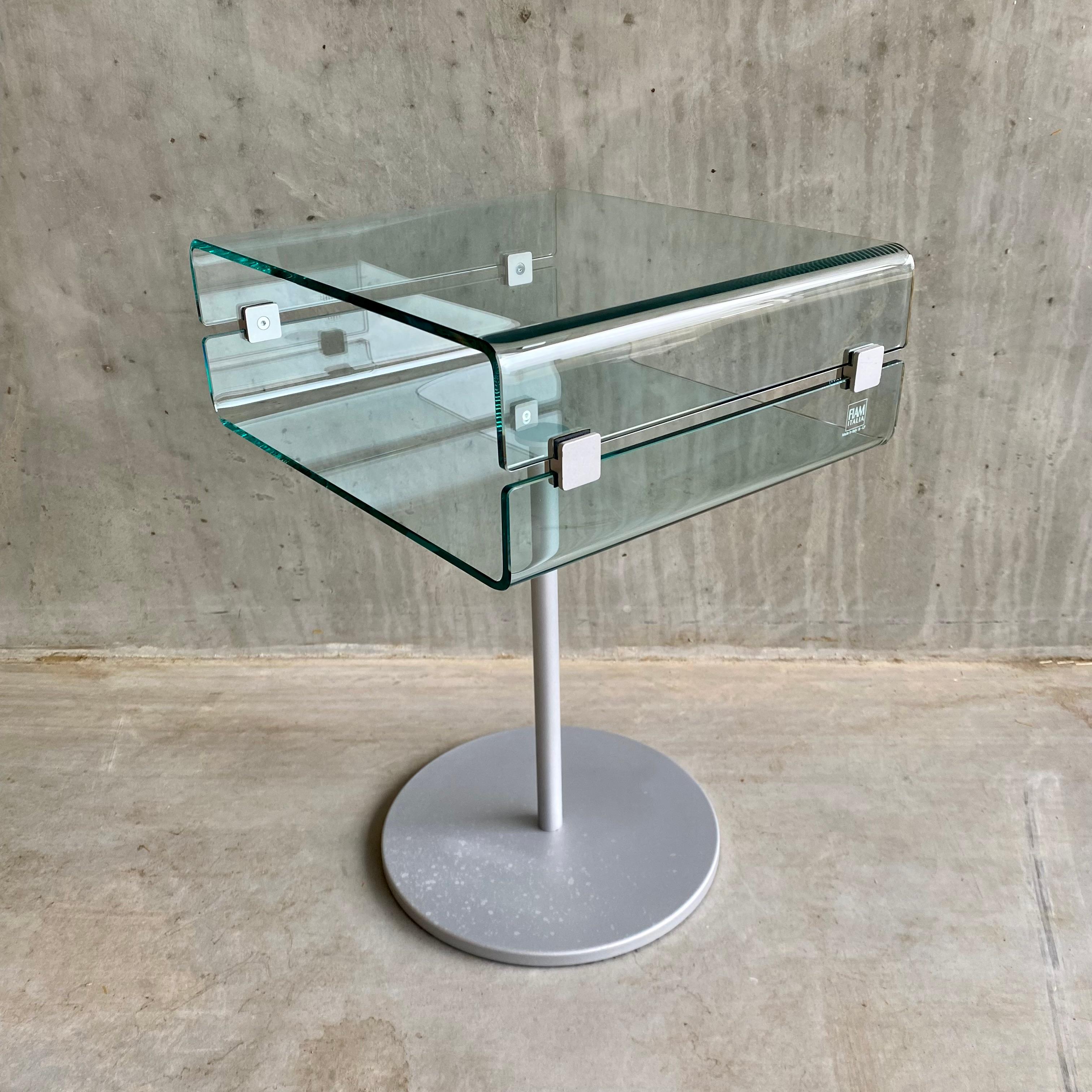 Metal C&C Night Table or Side Table by Christophe Pillet for Fiam Italia