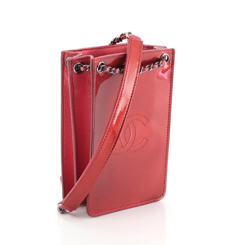 Brown CC Phone Holder Crossbody Bag Patent