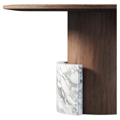 CC Round sculptural contemporary dining table by dAM Atelier