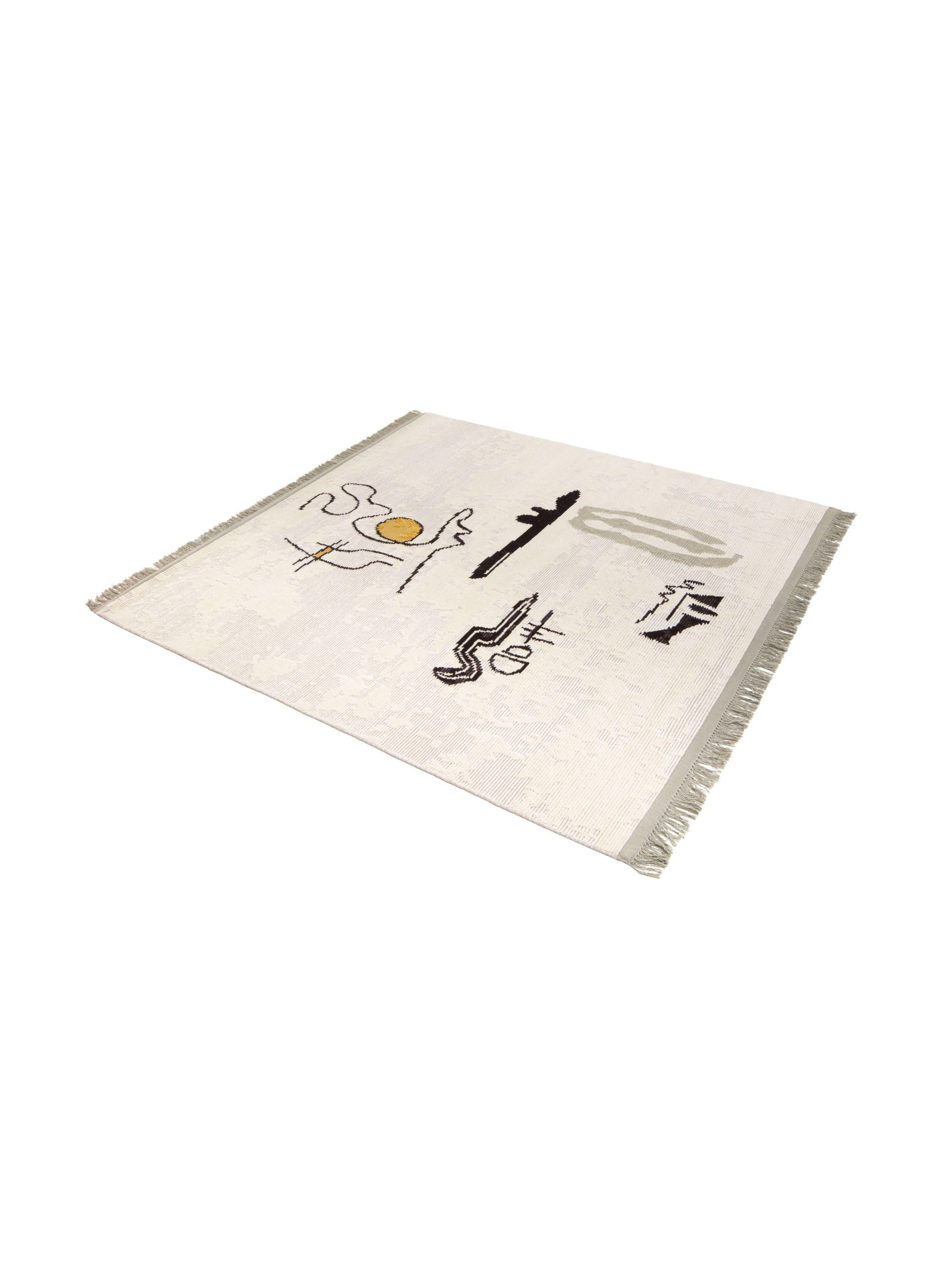 Nepalese cc-tapis Tappeto A Good Night Kiss fatto a mano da Scarlett Rouge in vendita