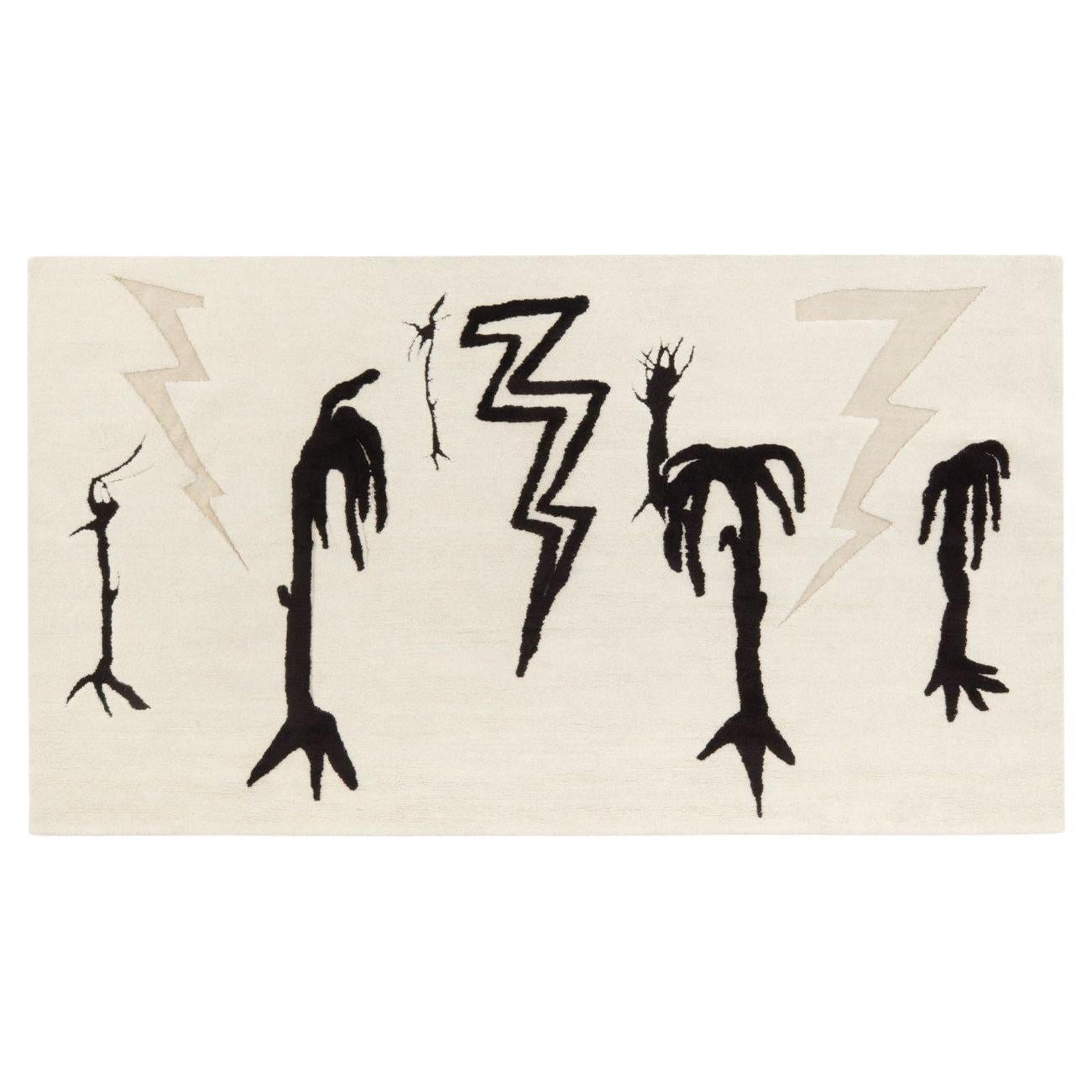 cc-tapis Ashes to Ashes Dust to Dust Handgefertigter Teppich von Scarlett Rouge