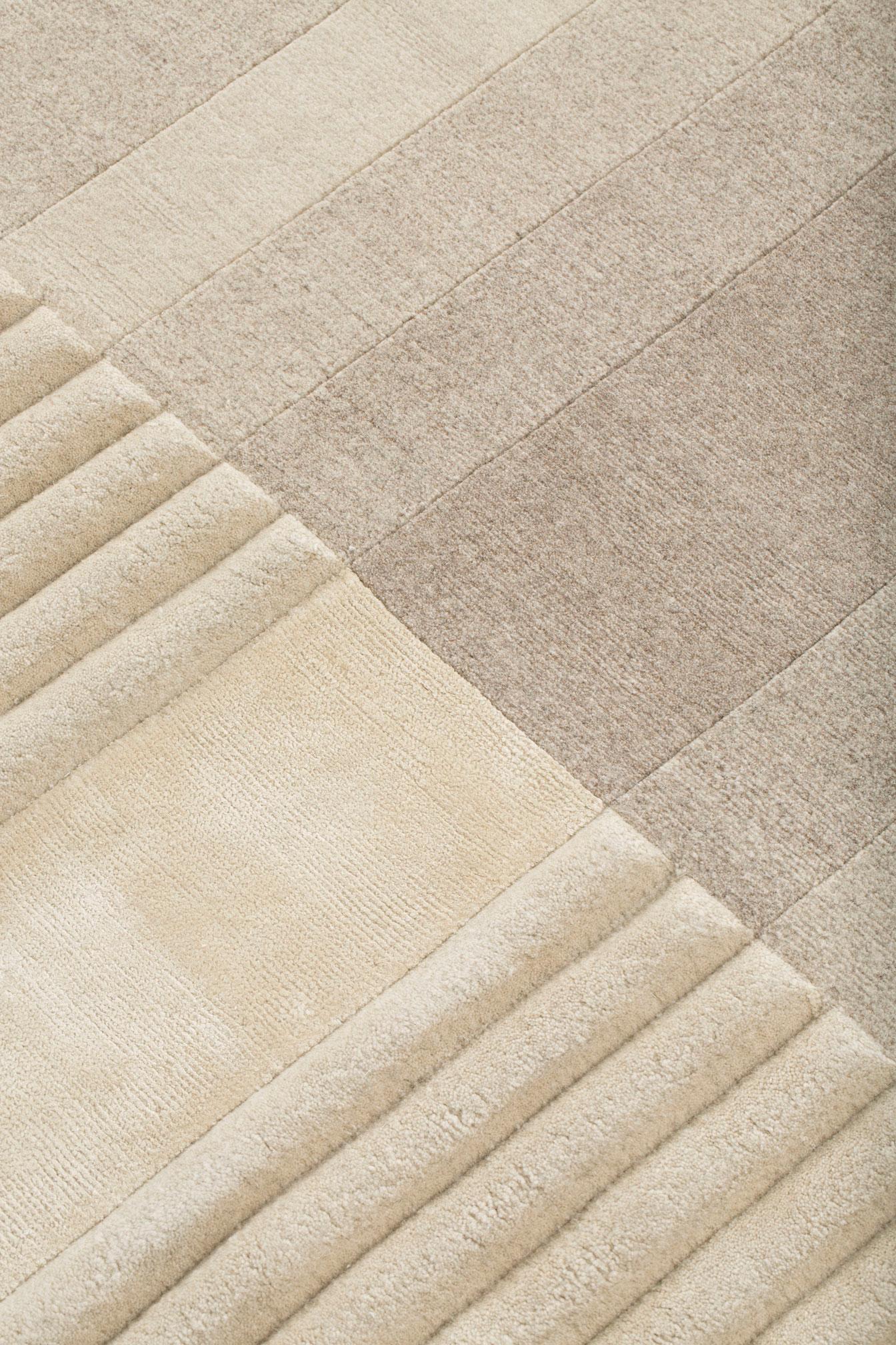 Nepalese cc-tapis Bliss Big Ultimate Undyed Rug Designed by Mae Engelgeer in STOCK