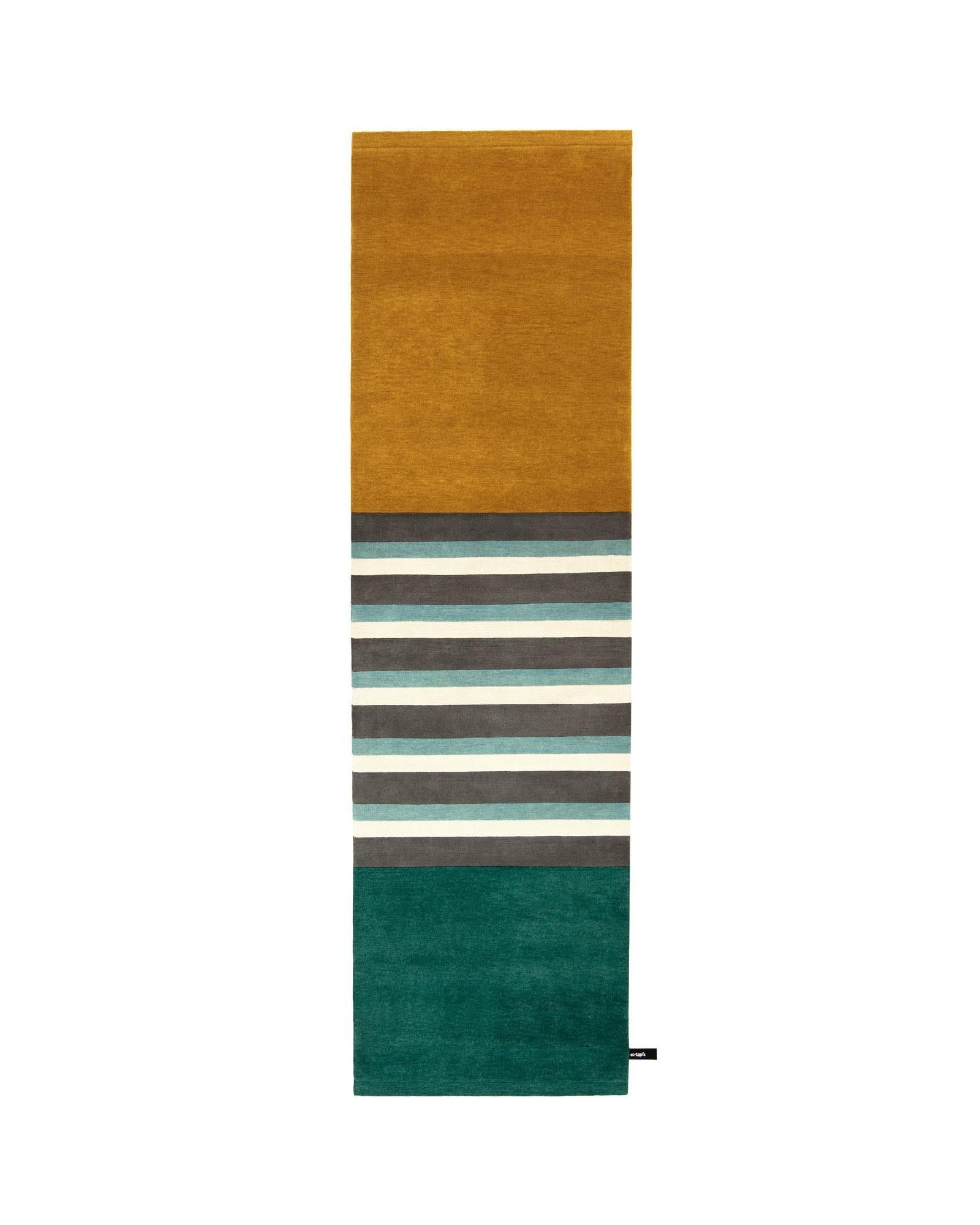 Modern cc-tapis Blue Blanc Gris Les Arcs Collection by Charlotte Perriand - IN STOCK For Sale