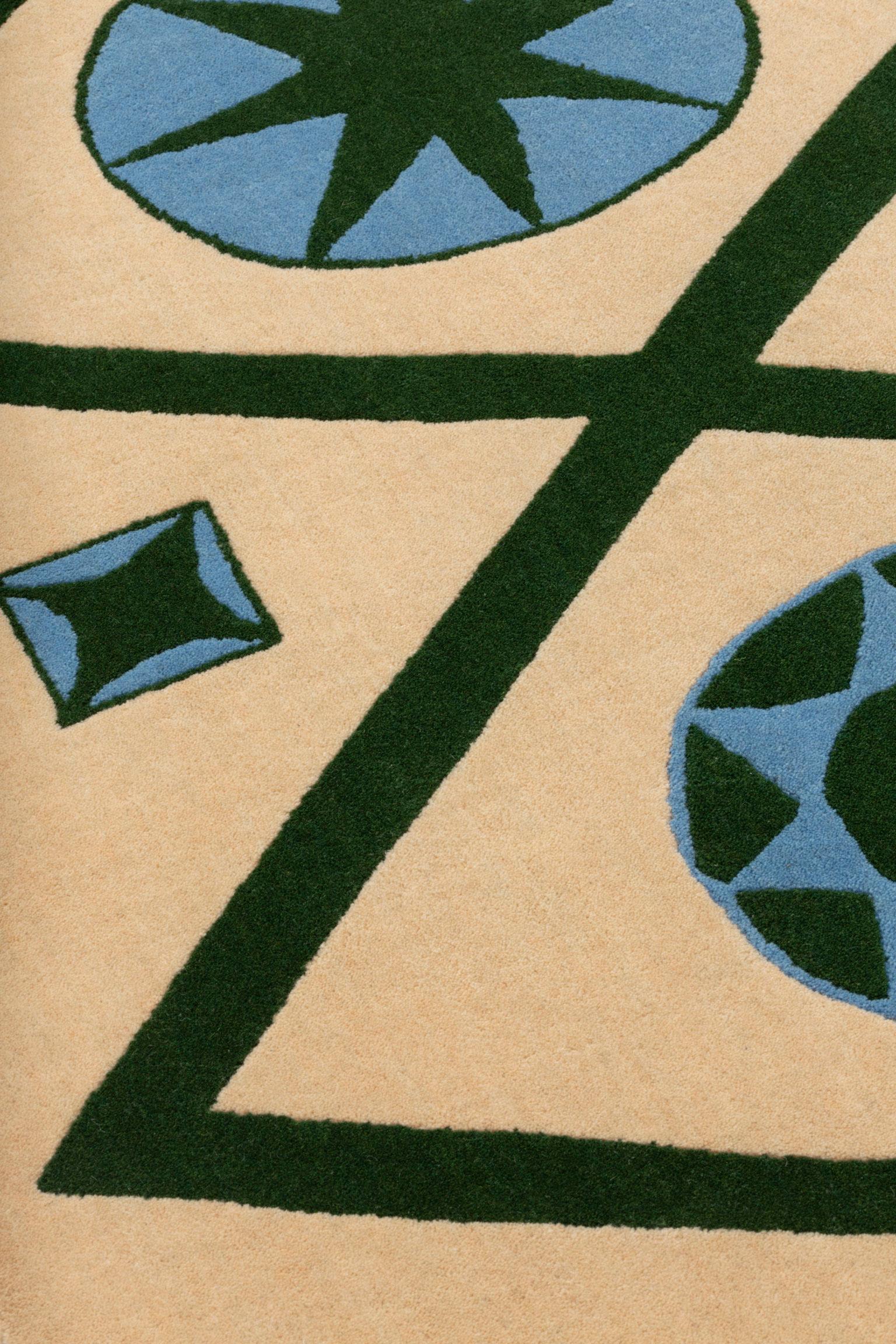 XXIe siècle et contemporain Tapis de course cc-tapis de la collection Orlando par Luke Edward Hall, en stock en vente