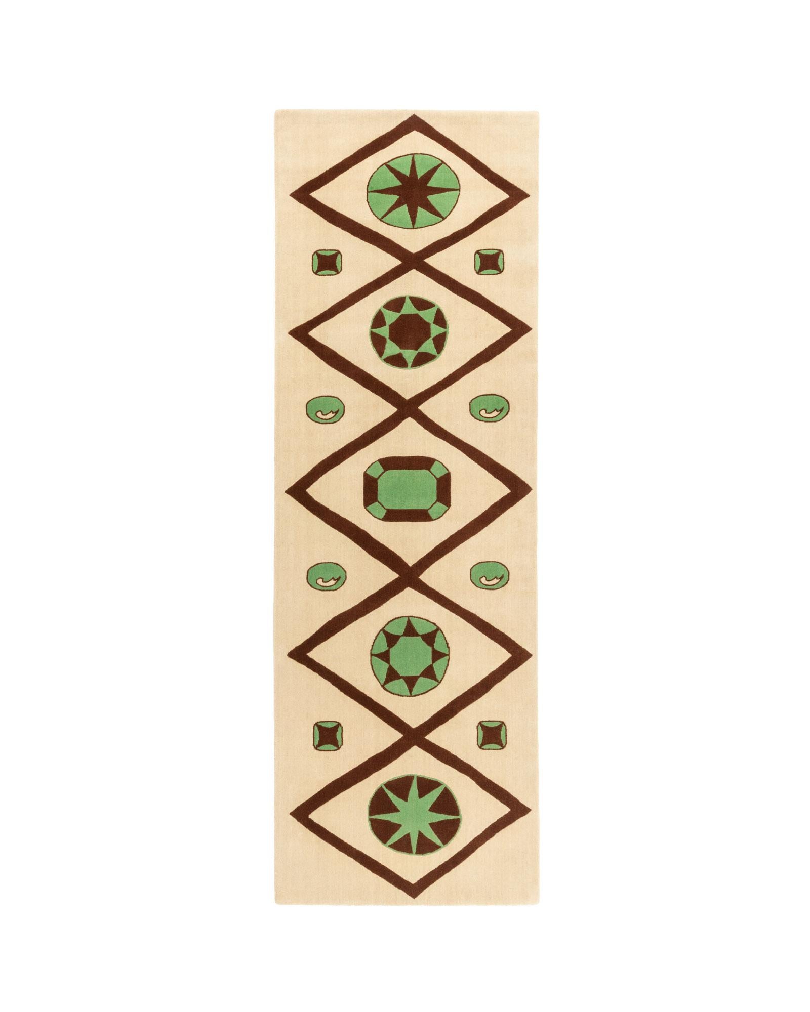cc-tapis Chateau Orlando Collection Jewelled Runner by Luke Edward Hall For Sale 2