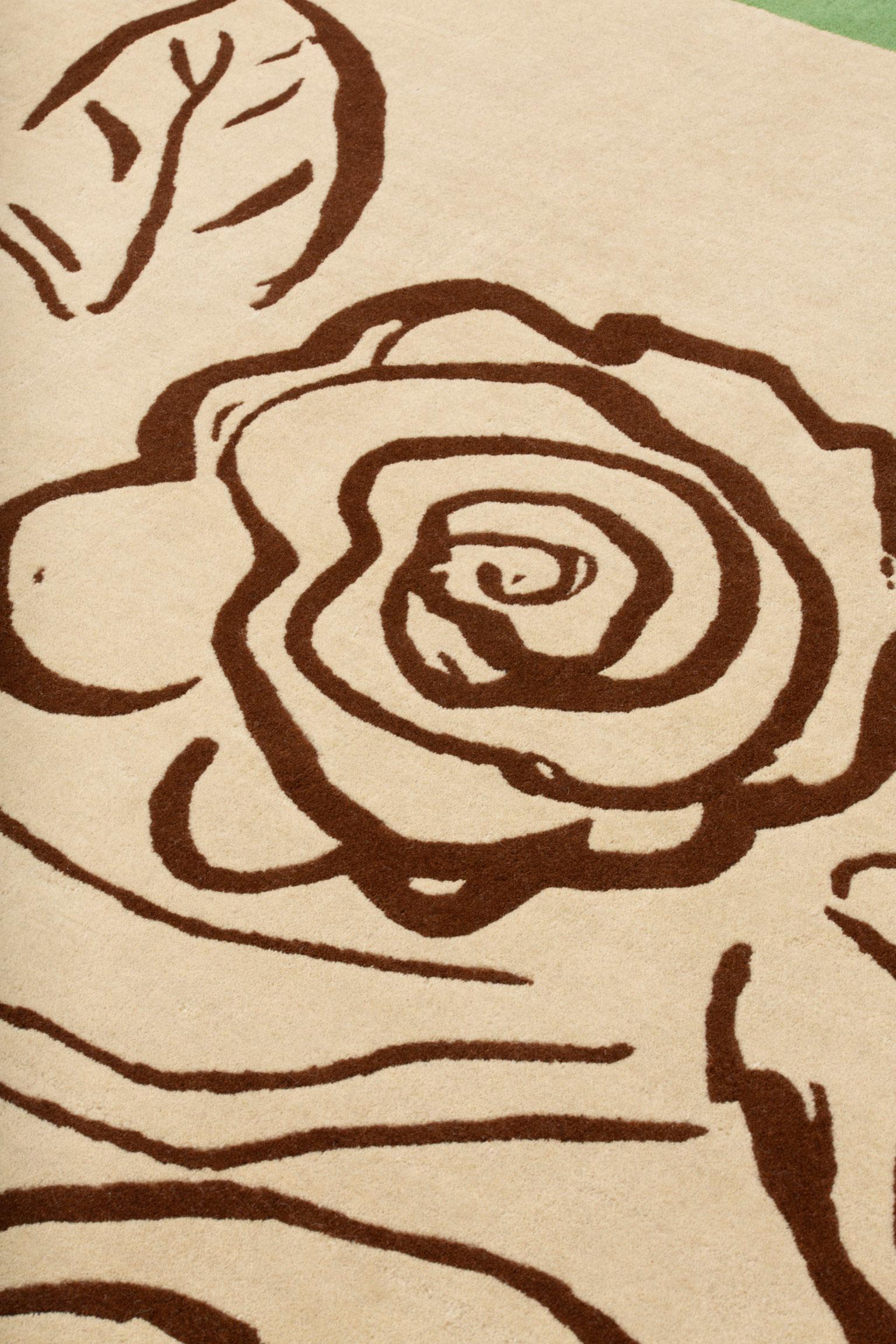 cc-tapis Alfombra grande Chateau Summer Roses de Luke Edward Hall en venta 4
