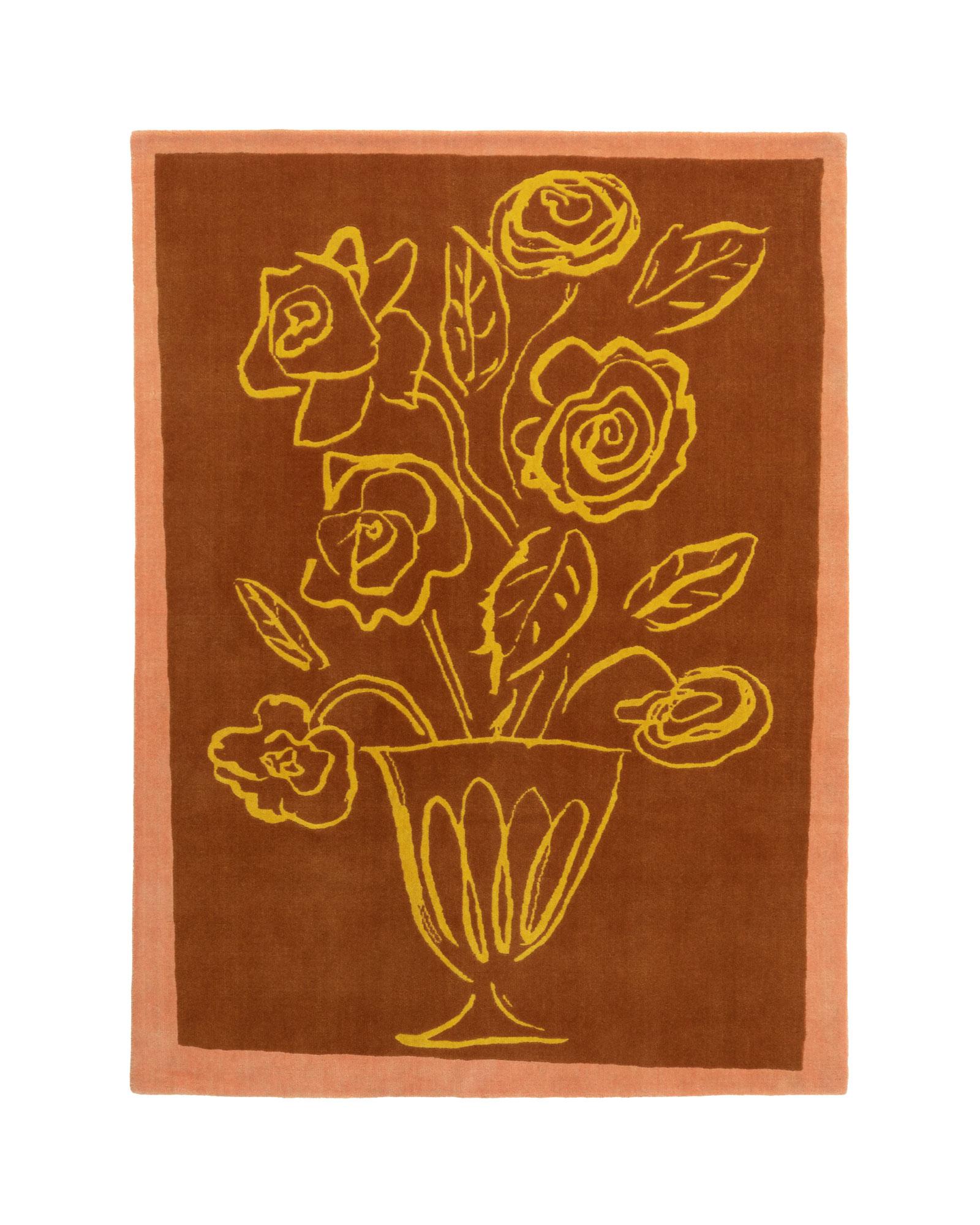 cc-tapis Orlando Collection Summer Roses Rug by Luke Edward Hall - IN STOCK For Sale 1