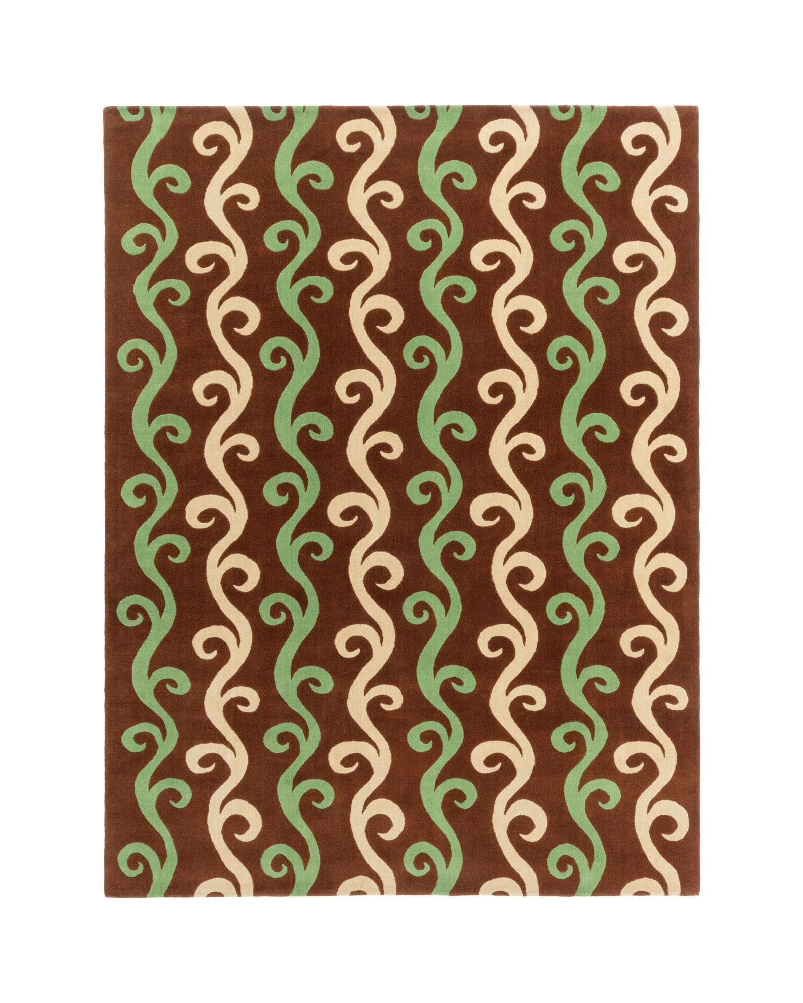 cc-tapis Orlando Collection Wiggle Stripe Big Rug by Luke Edward Hall - IN STOCK For Sale 4