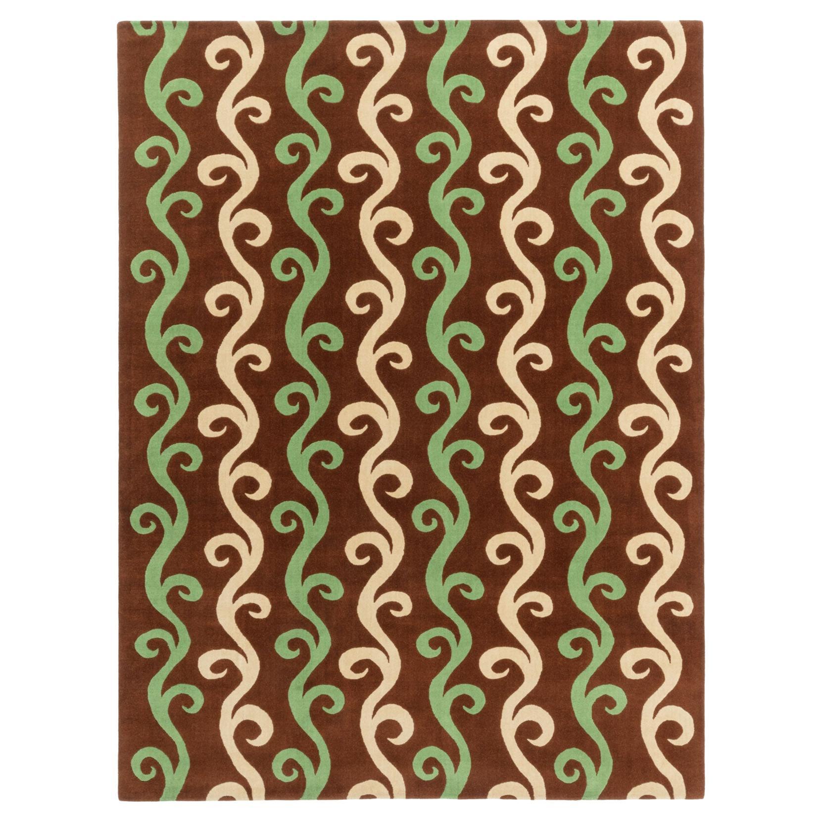 cc-tapis Chateau  Alfombra grande de rayas Wiggle de Luke Edward Hall