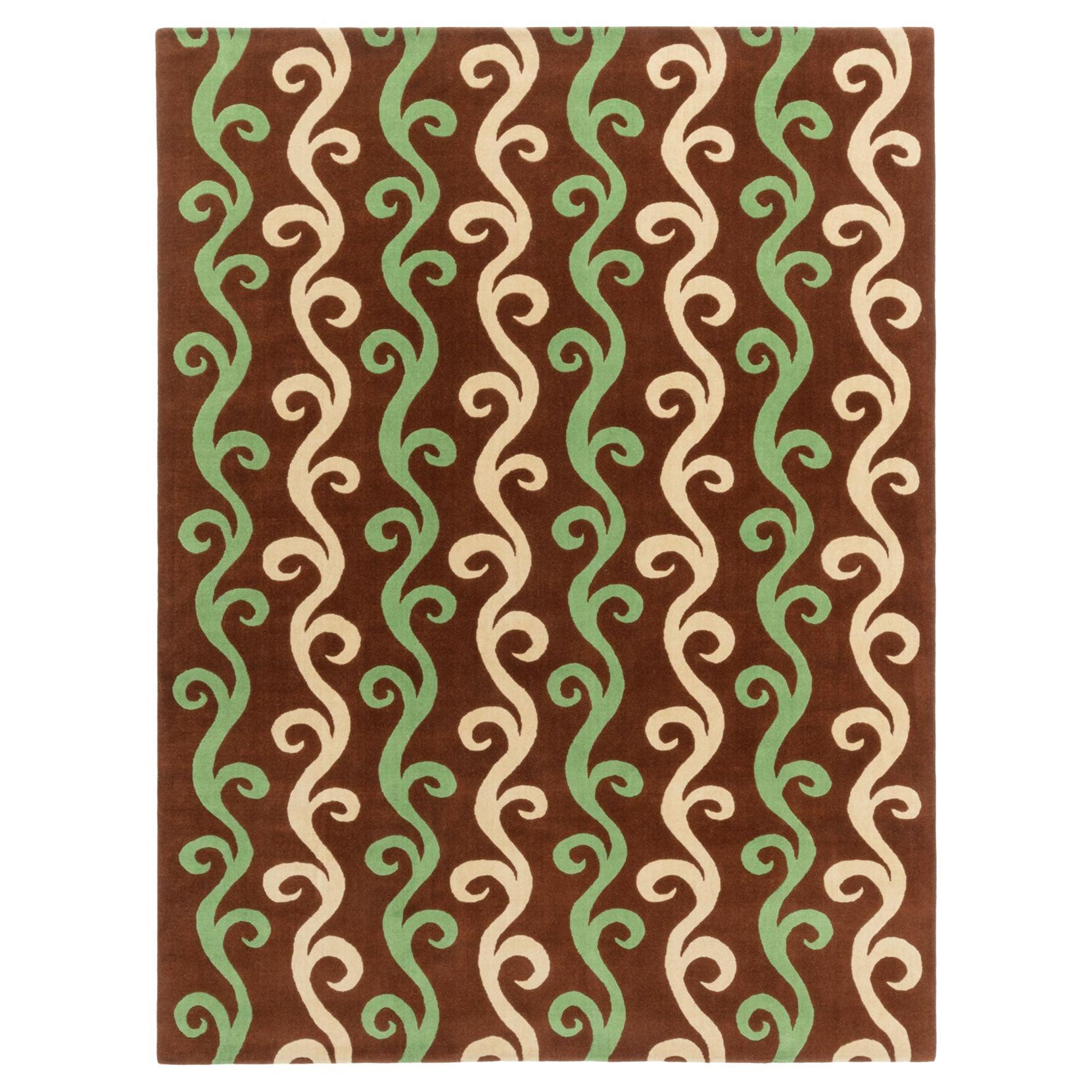 cc-tapis Chateau  Wiggle Stripe Big Rug by Luke Edward Hall - IN STOCK