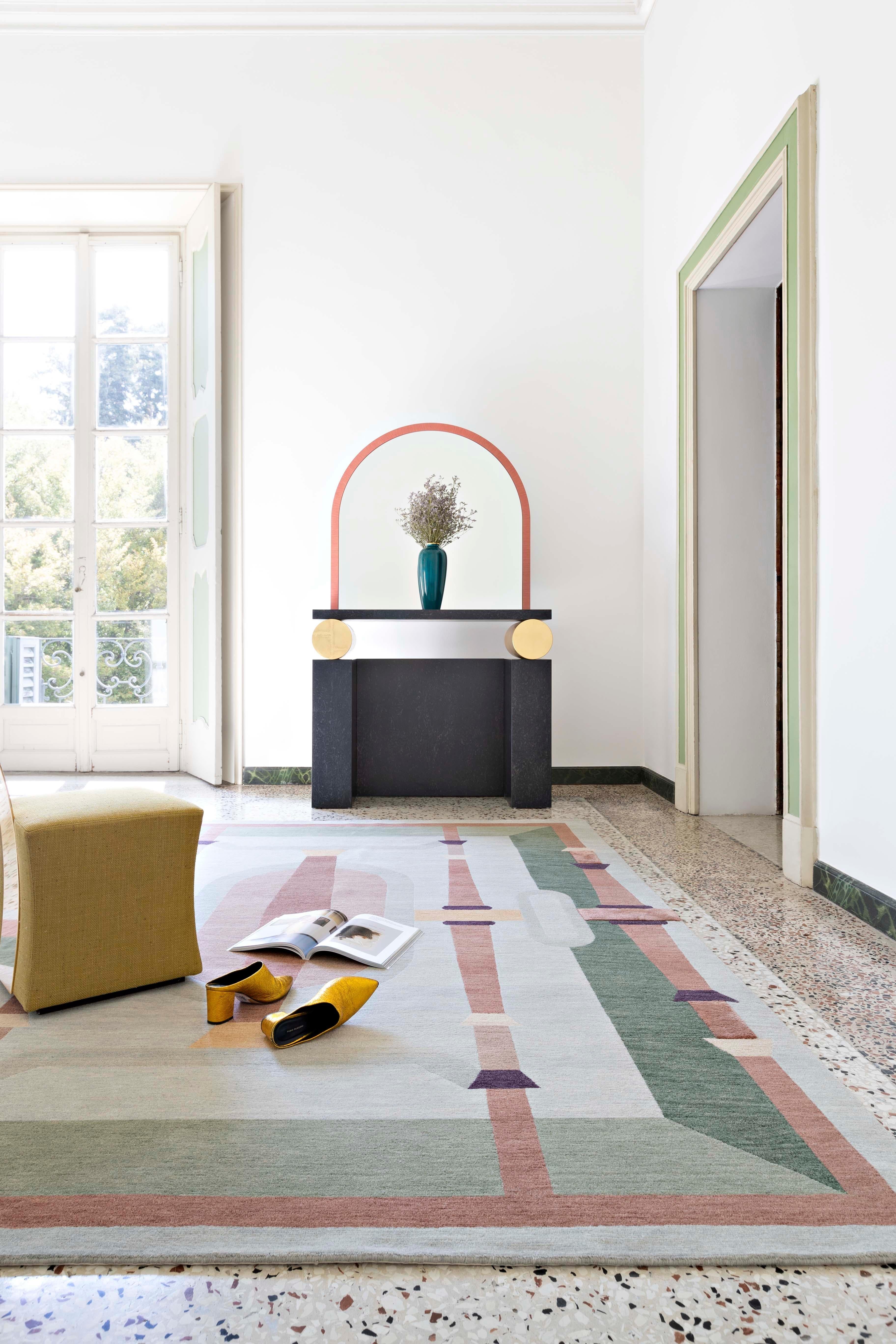 Moderne cc-tapis Tapis Cinquecento Nastagio par Studio Klass - EN STOCK en vente