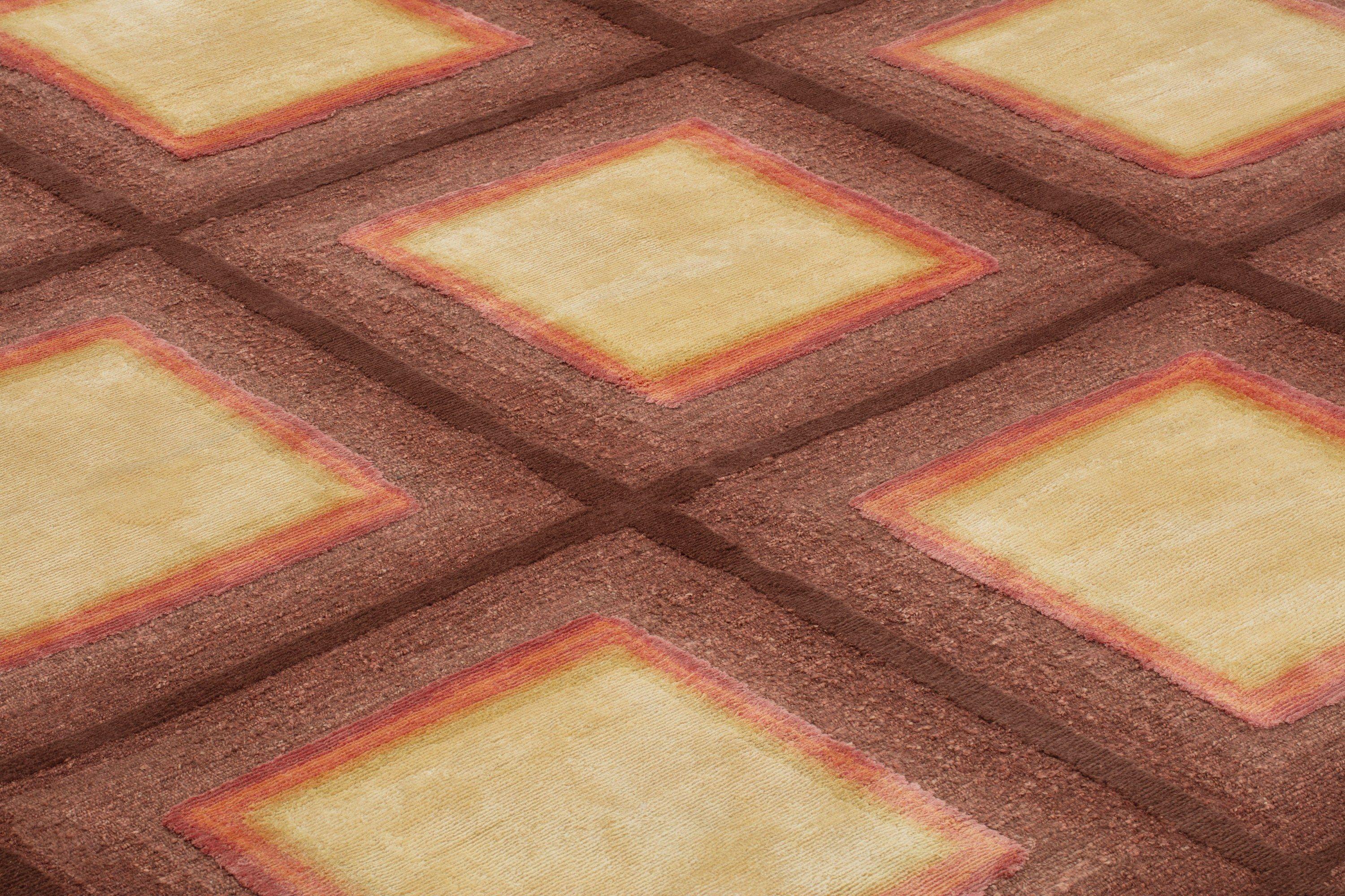 Népalais cc-tapis COMPOSITION 2 tapis fait main par Kwangho Lee en vente