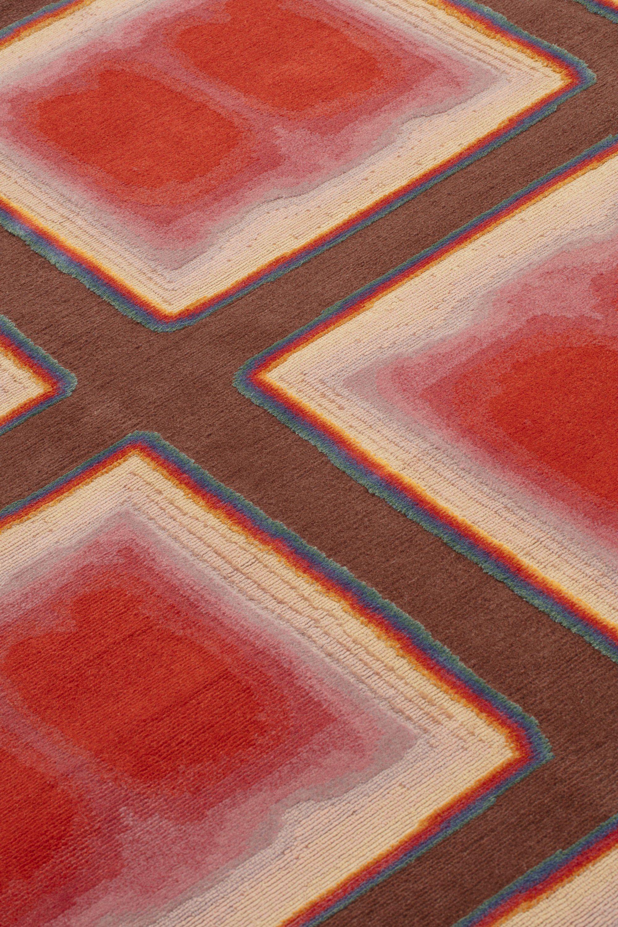 Népalais cc-tapis COMPOSITION 3 tapis fait main par Kwangho Lee en vente